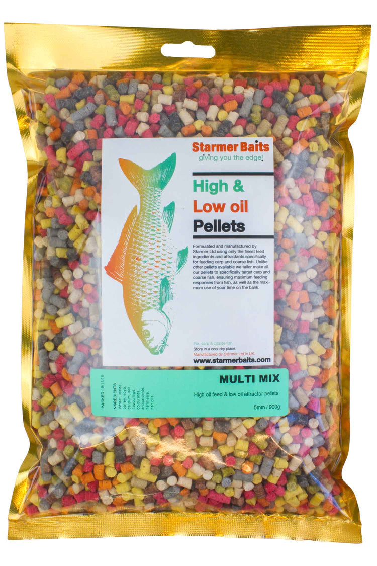 Pellets mixed