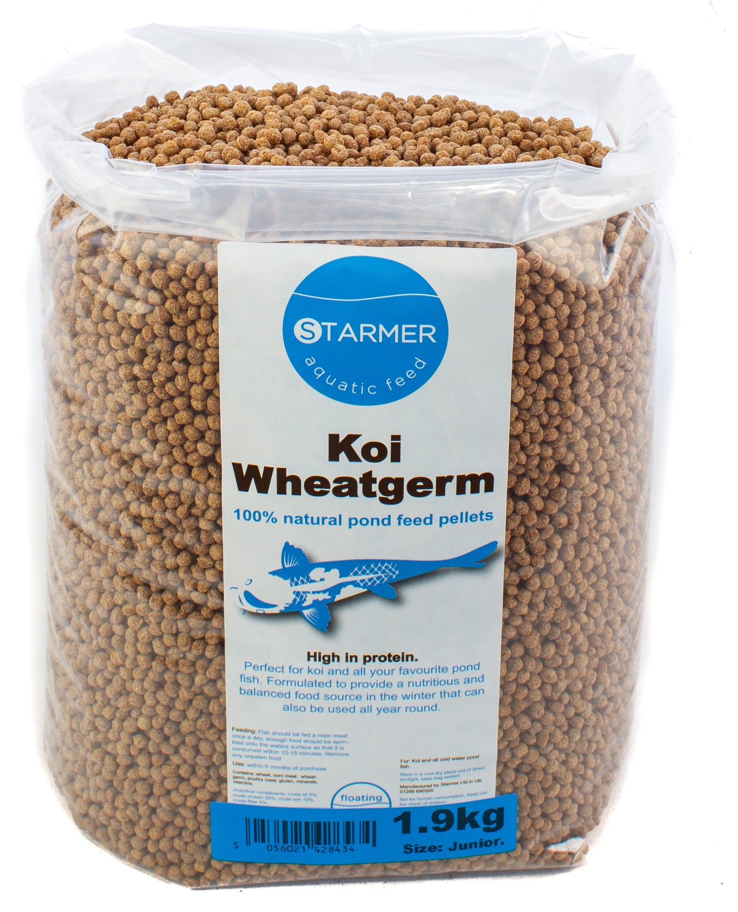 WHEATGERM pond feed pellets (JUNIOR)