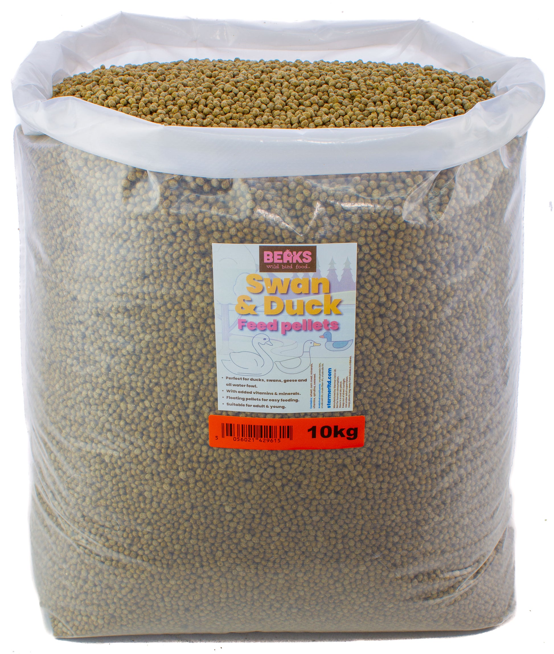 Swan & duck floating feed pellets 500g-20kg