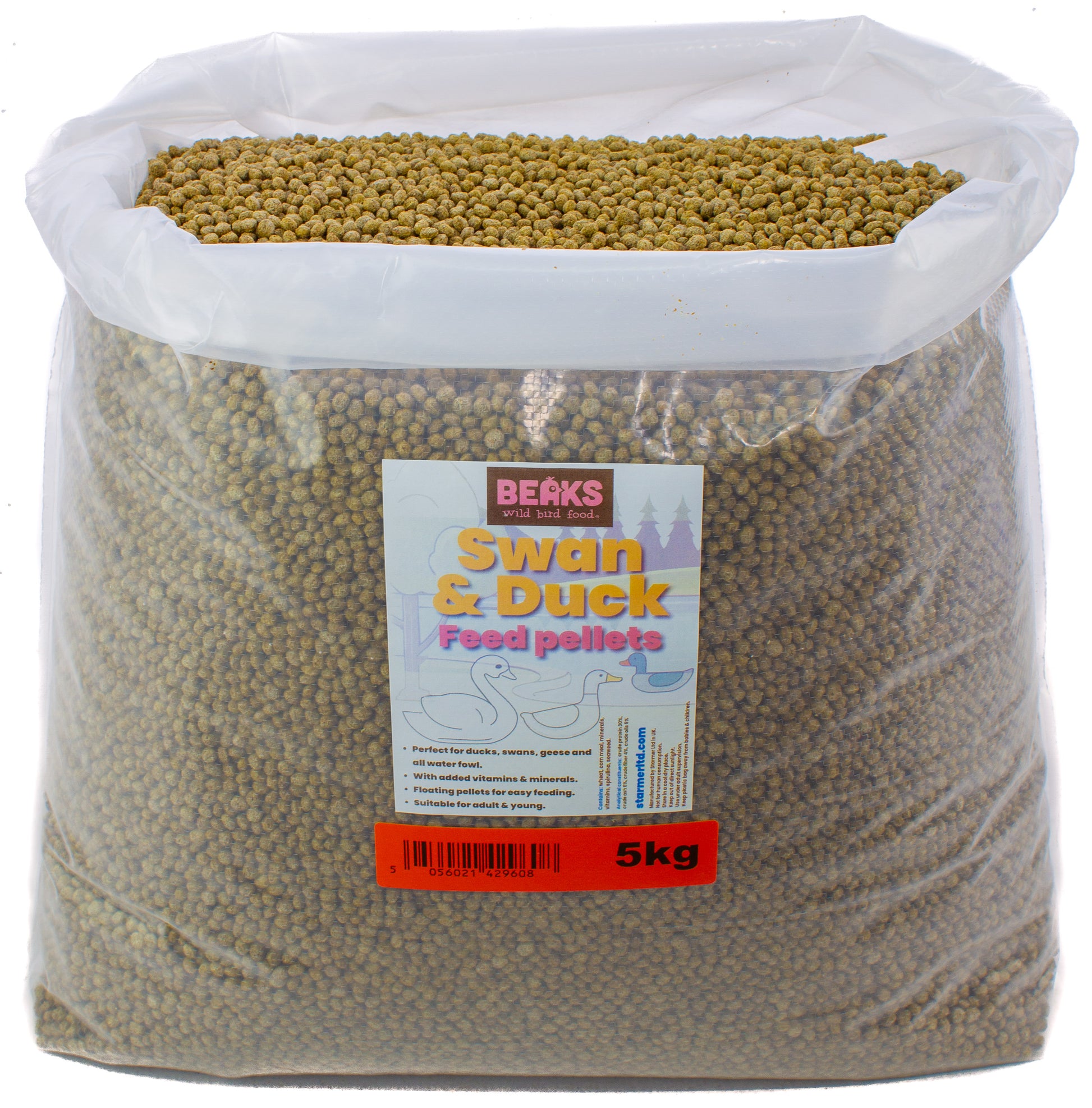 Swan & duck floating feed pellets 500g-20kg