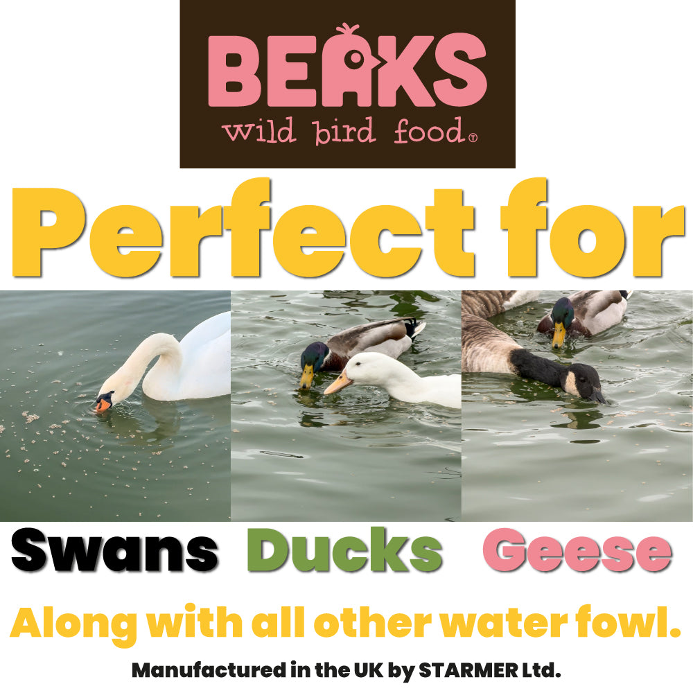 Swan & duck floating feed pellets 500g-20kg