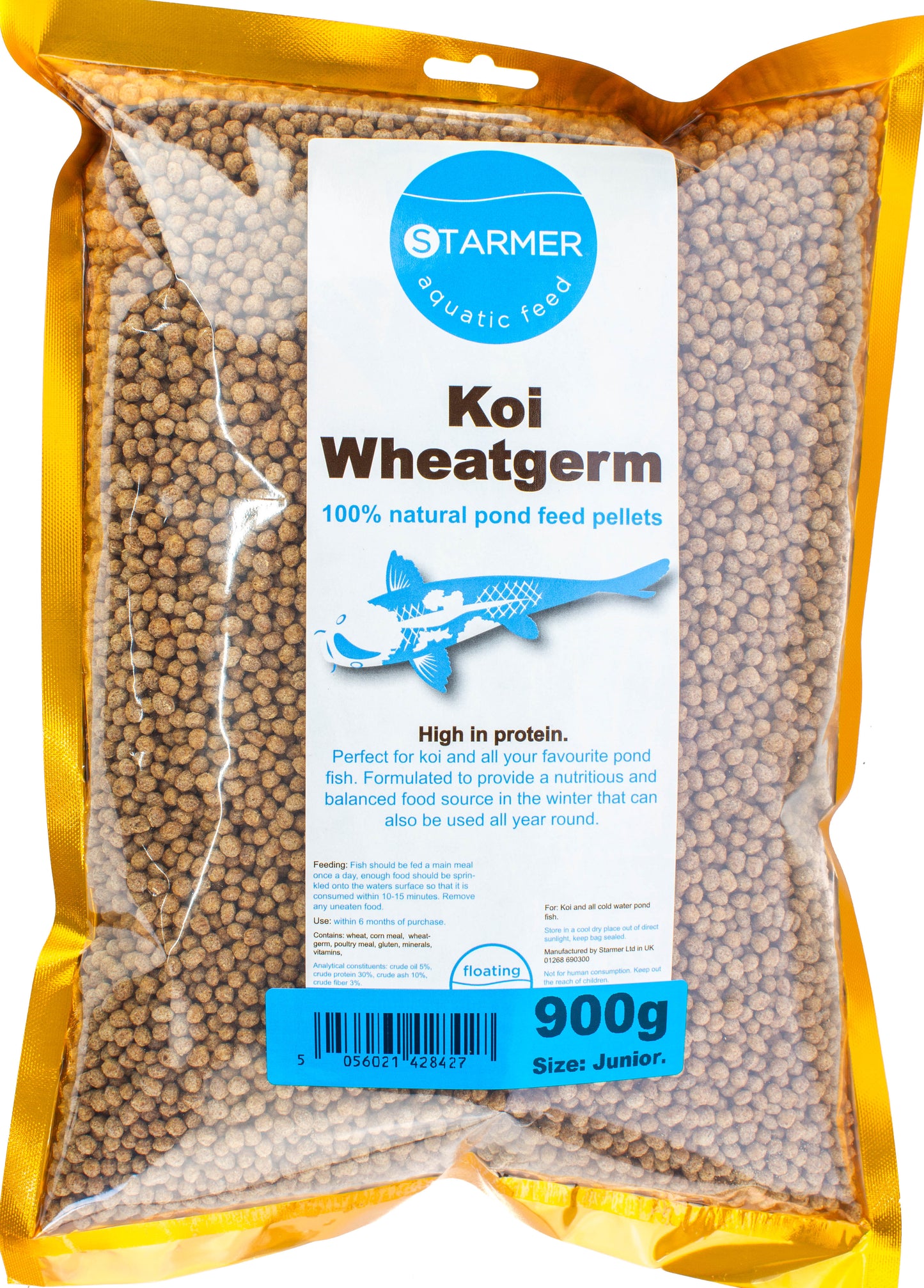 WHEATGERM pond feed pellets (JUNIOR)