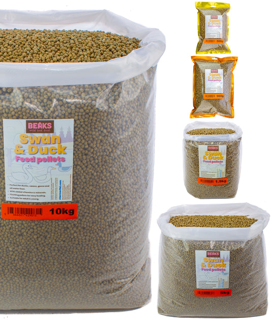 Swan & duck floating feed pellets 500g-20kg