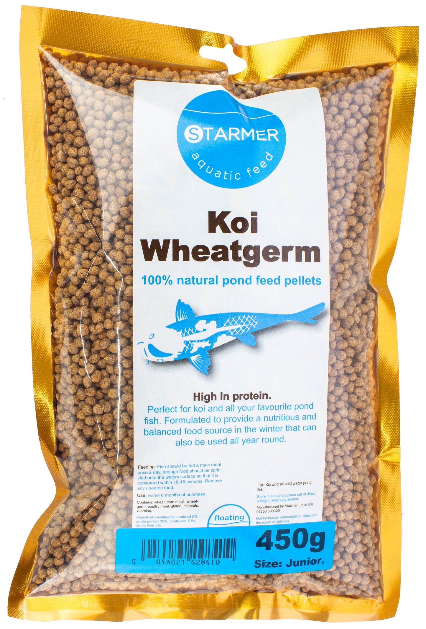 WHEATGERM pond feed pellets (JUNIOR)