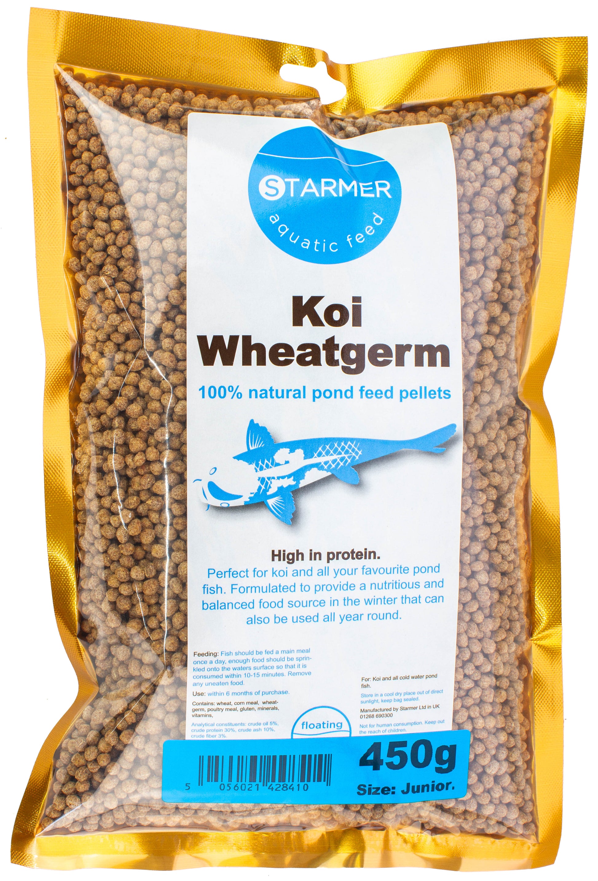 WHEATGERM pond feed pellets (JUNIOR)