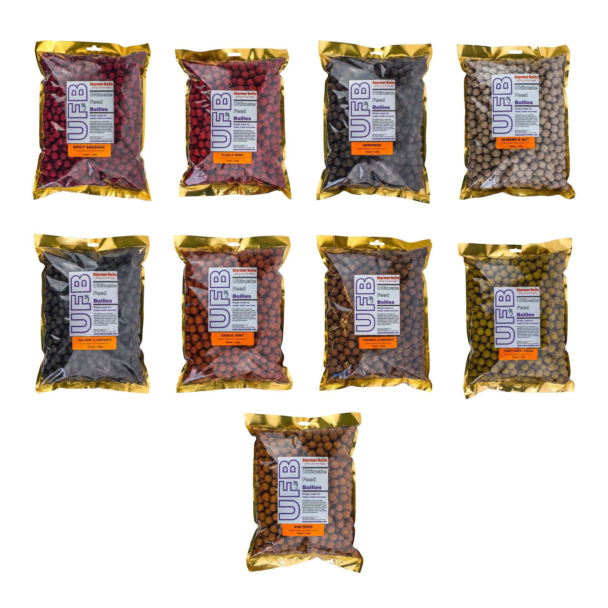 Ultimate feed boilies 15mm 1.9kg