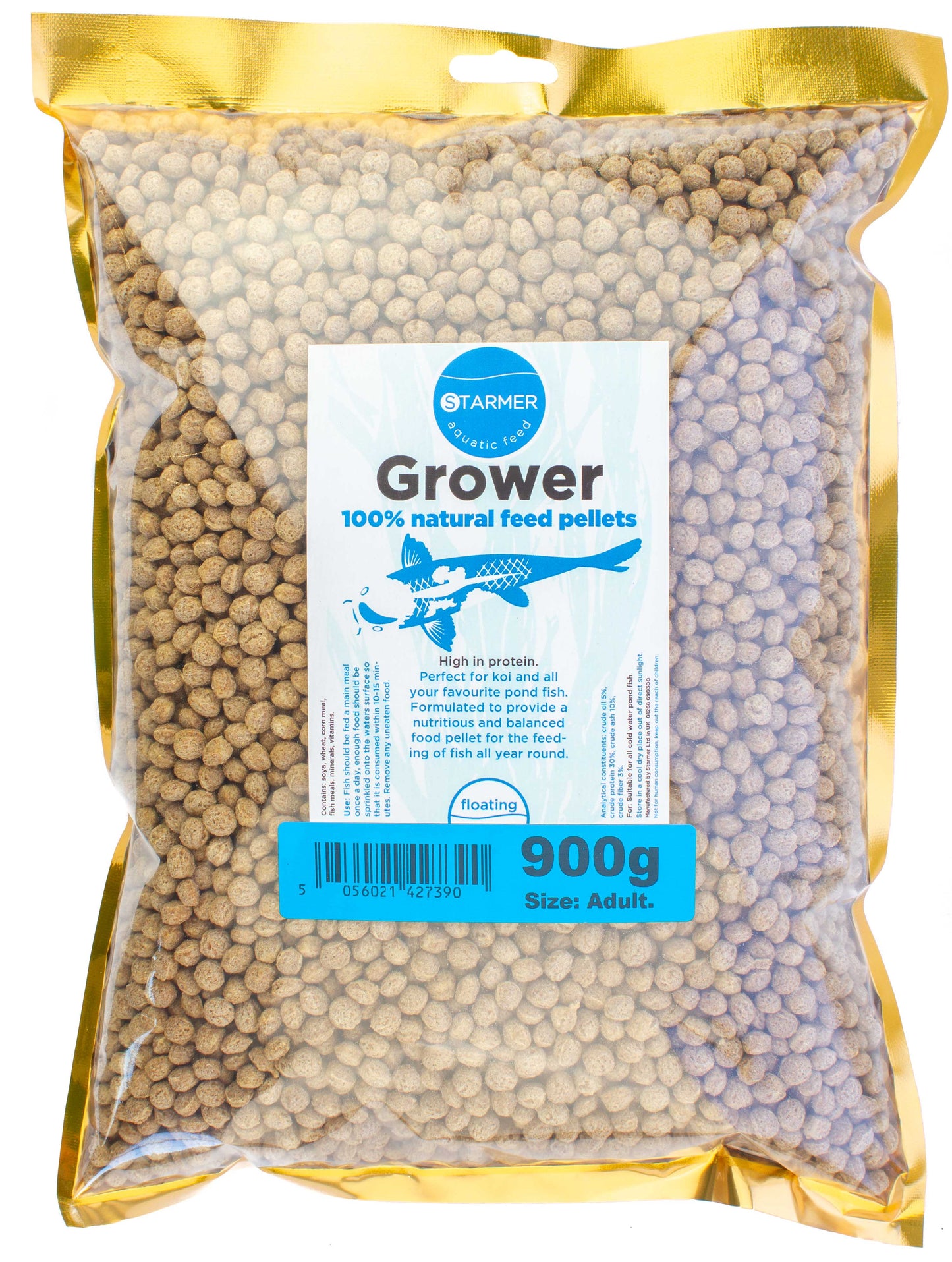 kOI GROWER pond feed pellets (adult) 900g
