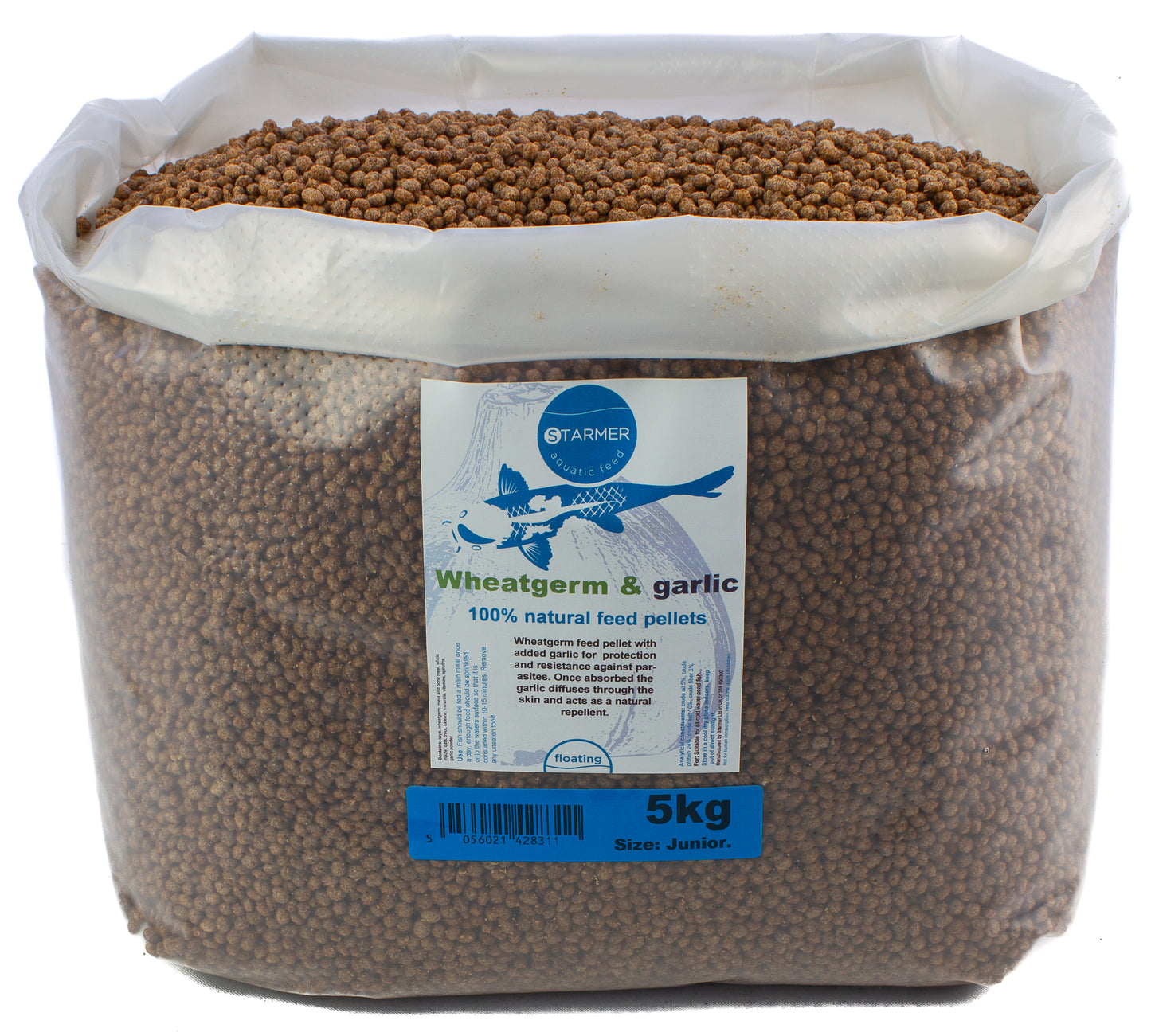 WHEATGERM & GARLIC pond pellets (JUNIOR)