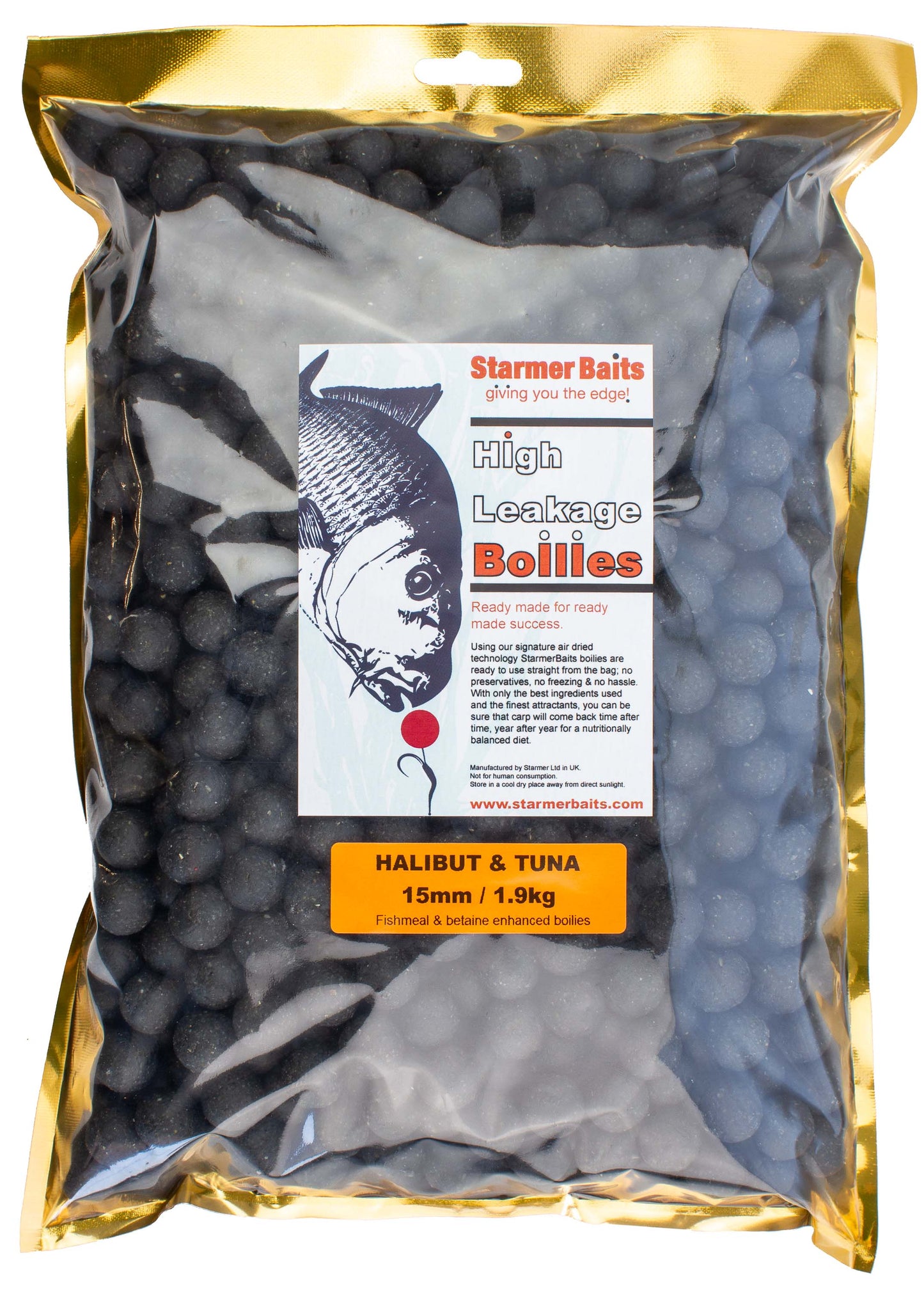 Halibut & tuna boilies 15mm