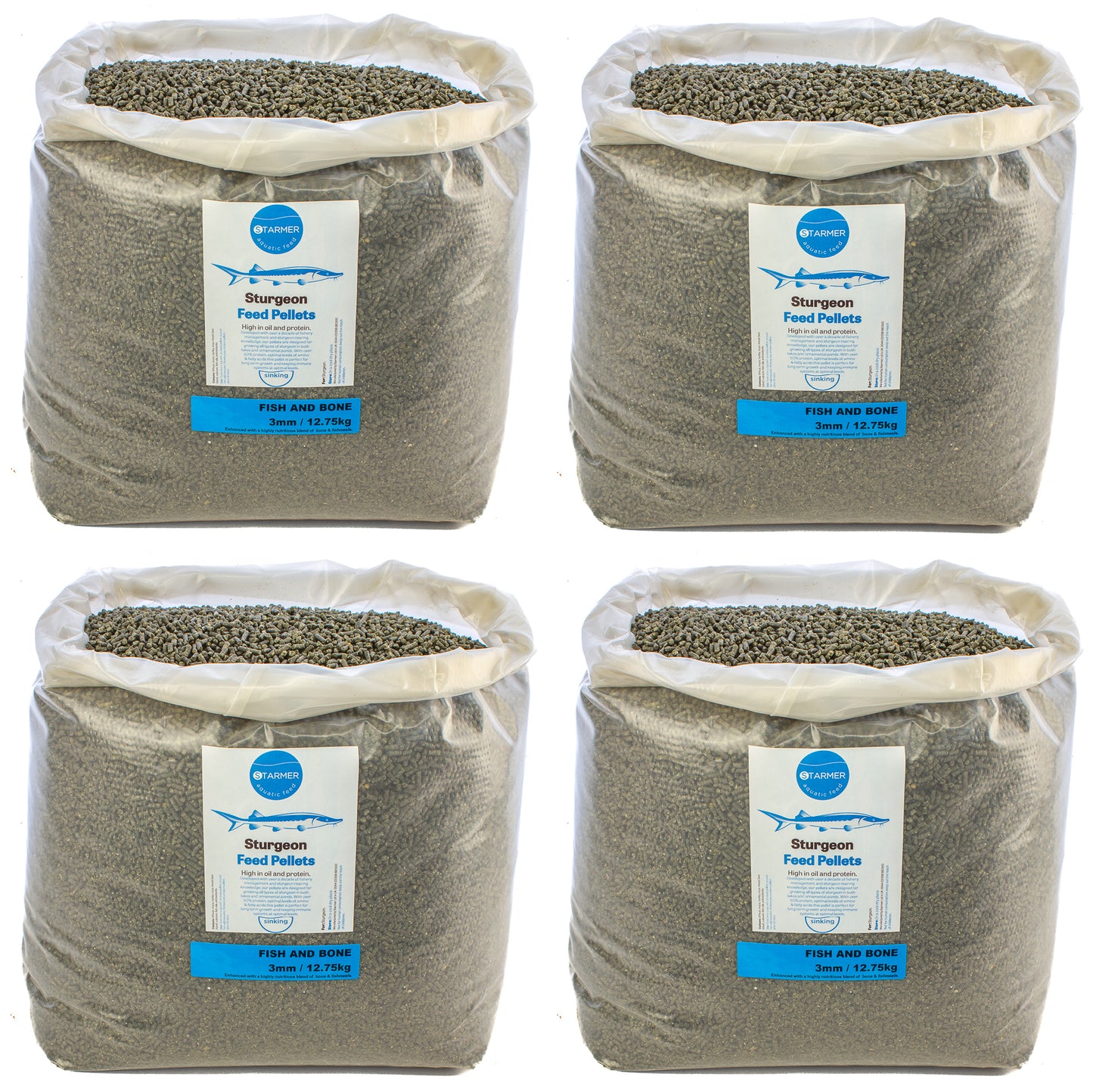 3mm FISH & BONE sturgeon pellets