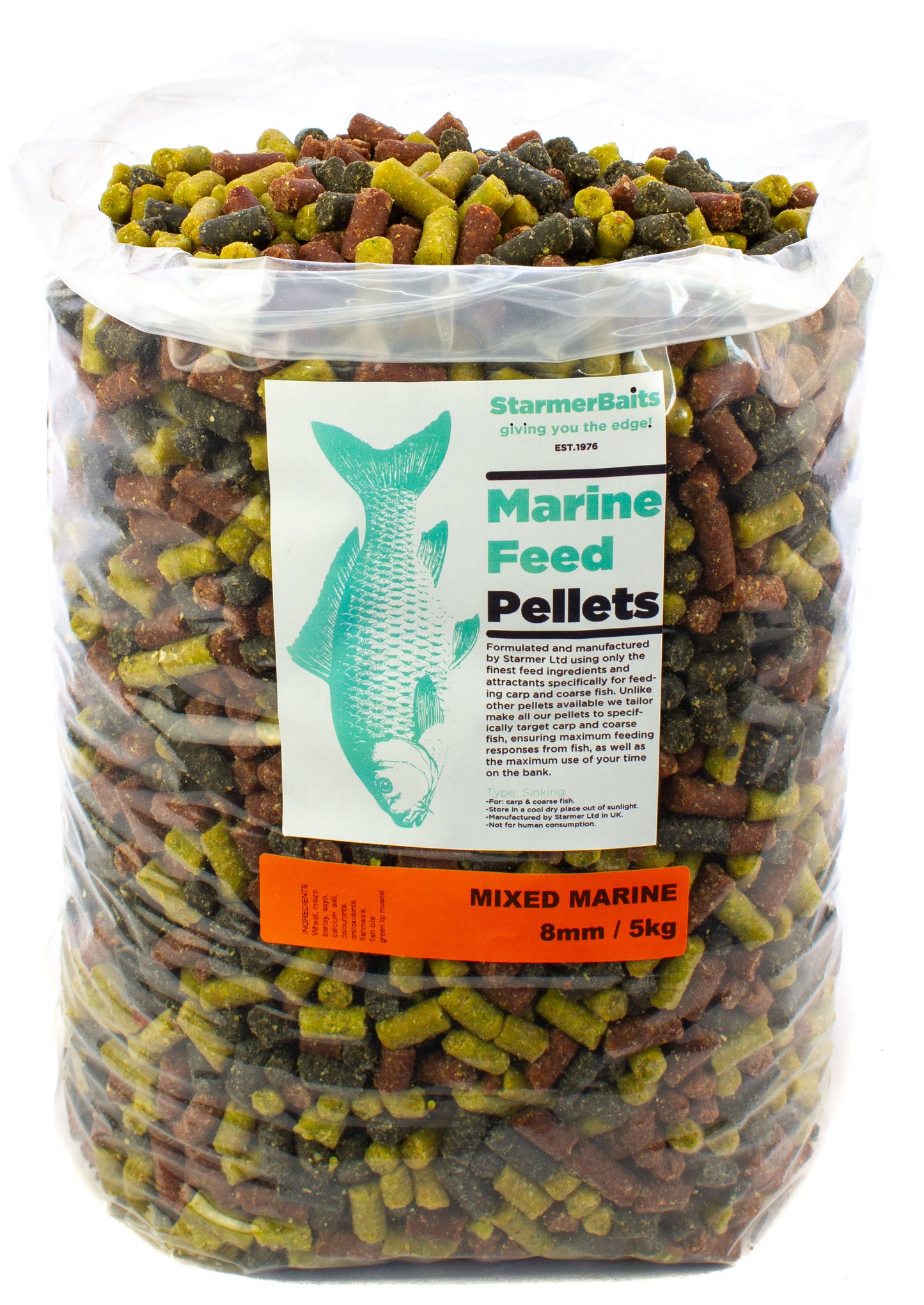 8mm Mixed marine feed pellets