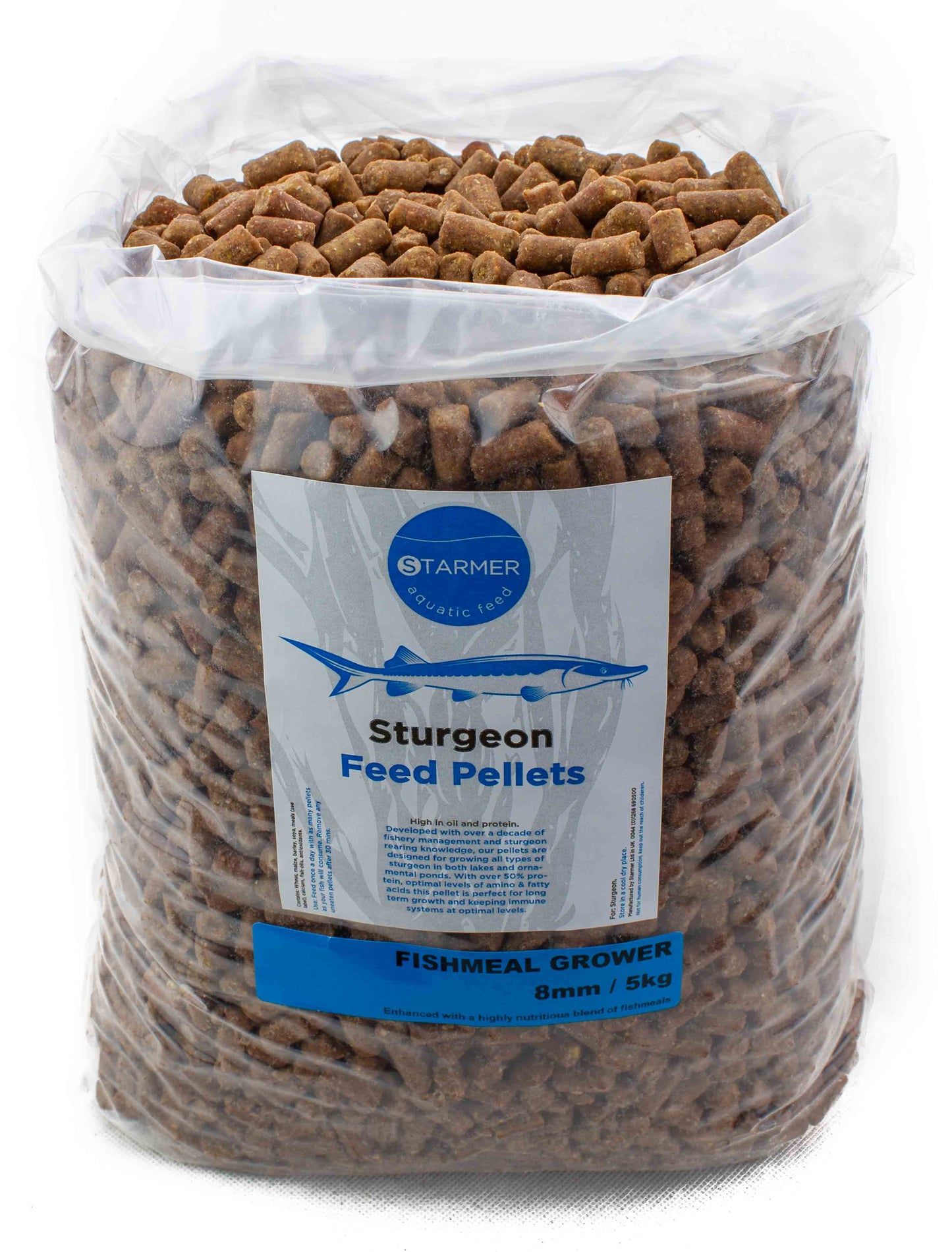 8mm grower sturgeon pellets