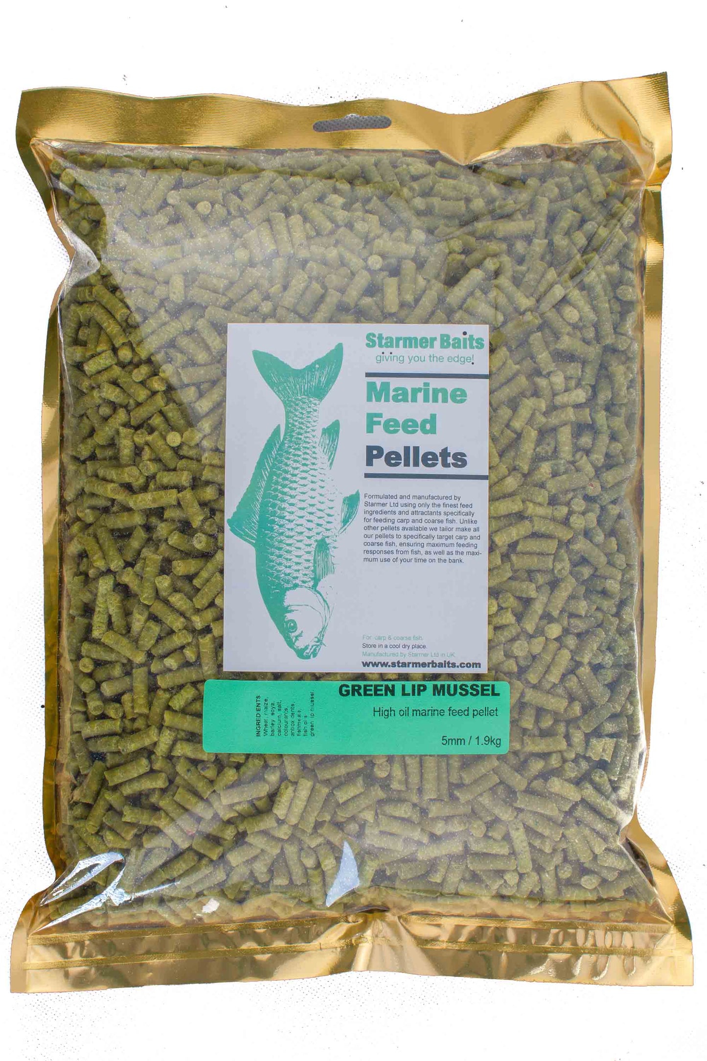 5mm Green lip mussel pellets