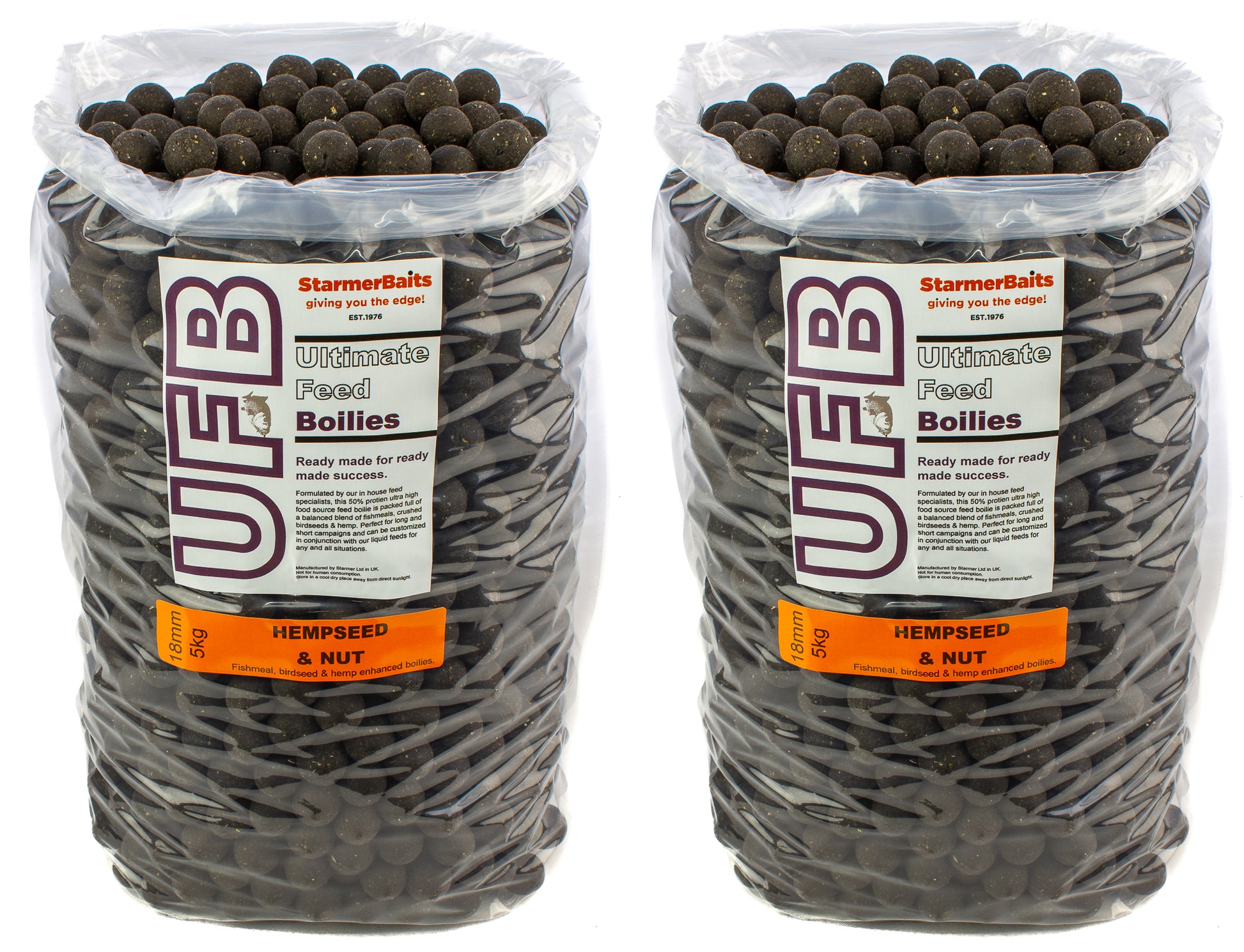 Ultimate feed boilies 18mm 10kg