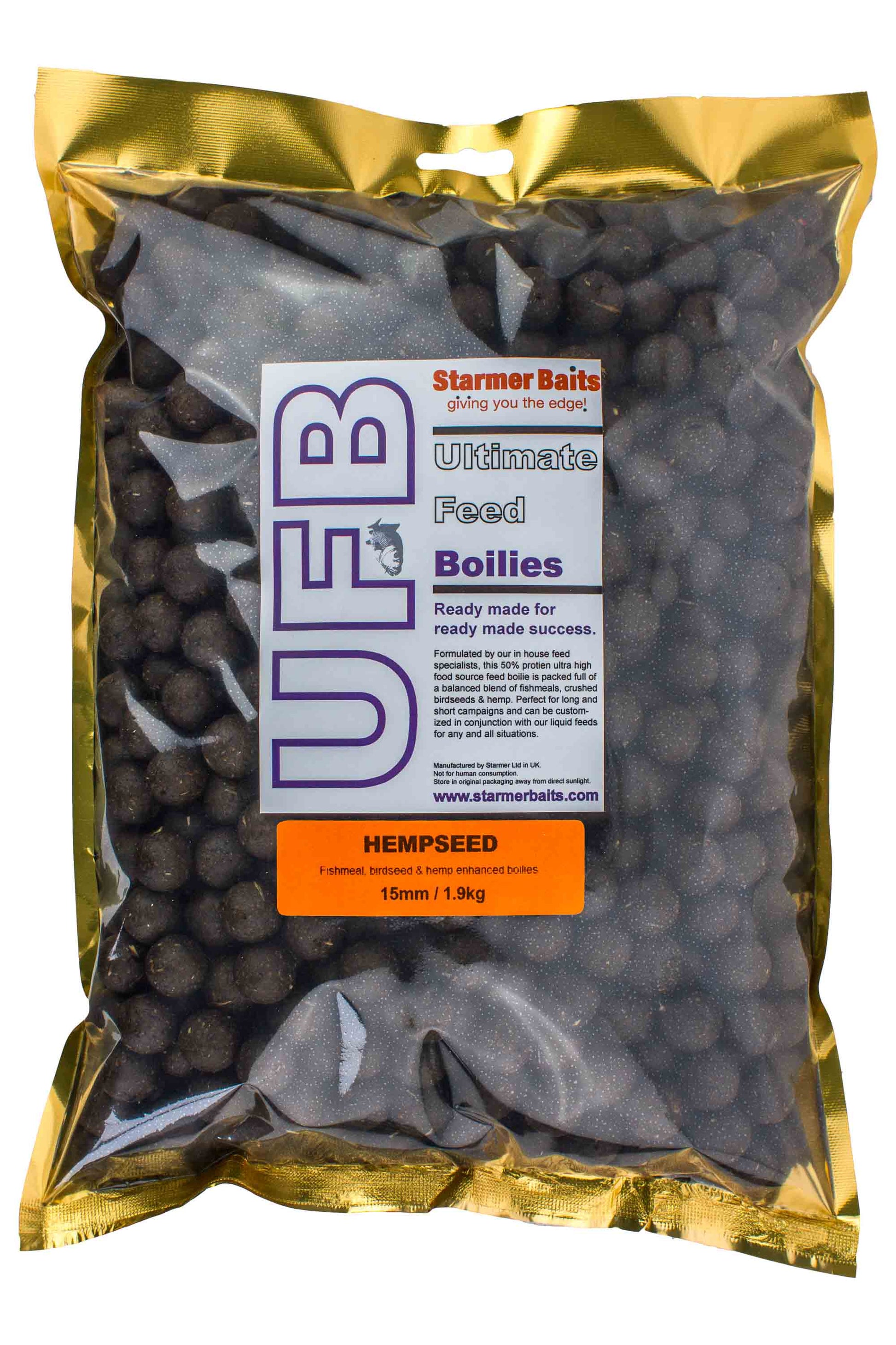 Ultimate feed boilies 15mm 1.9kg