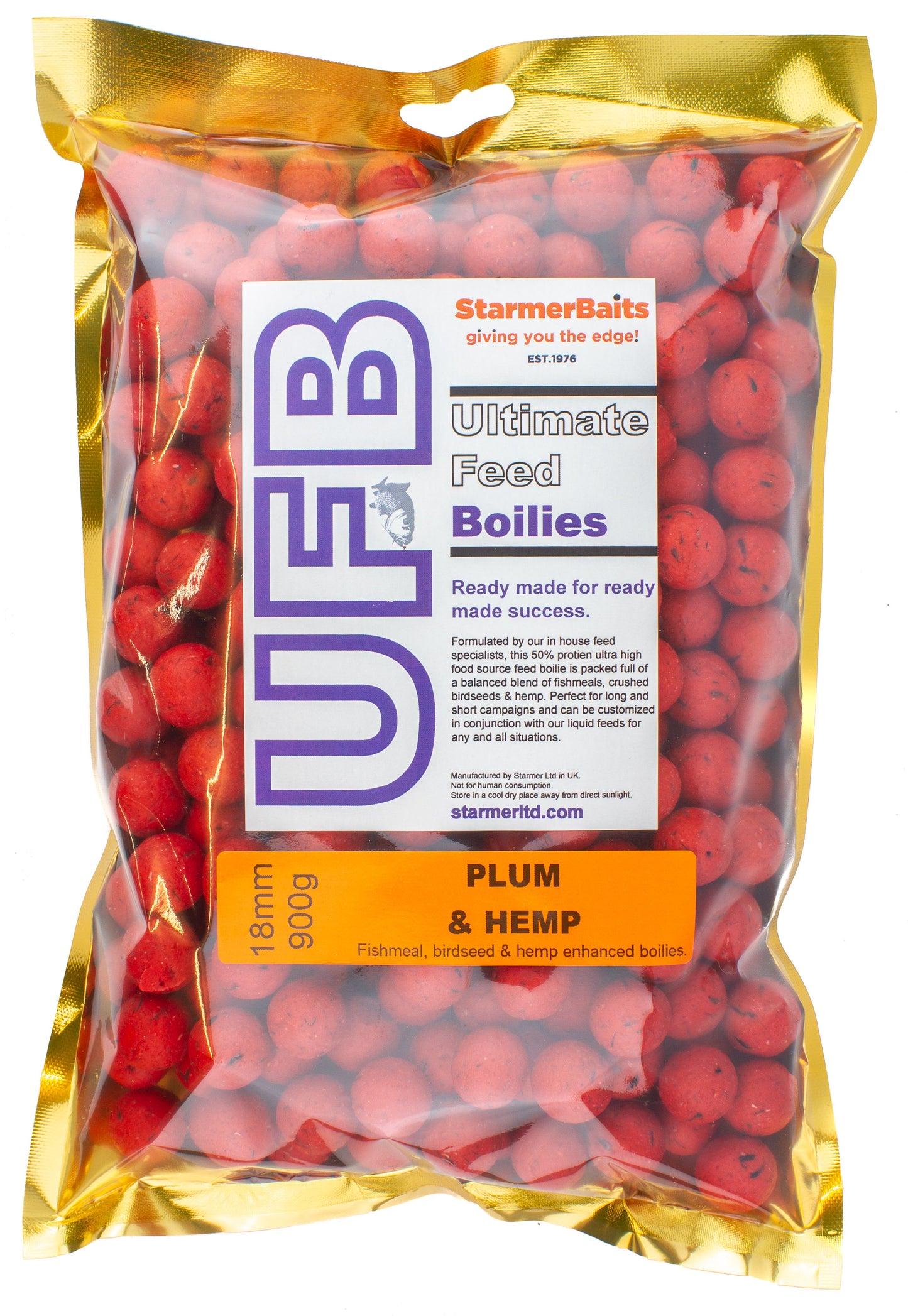 Ultimate feed boilies 18mm 900g