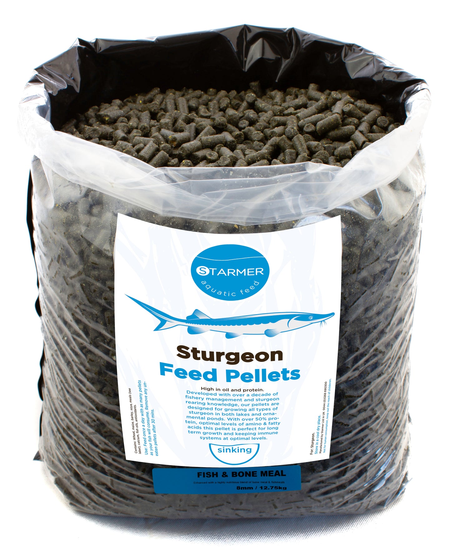 8mm FISH & BONE sturgeon pellets