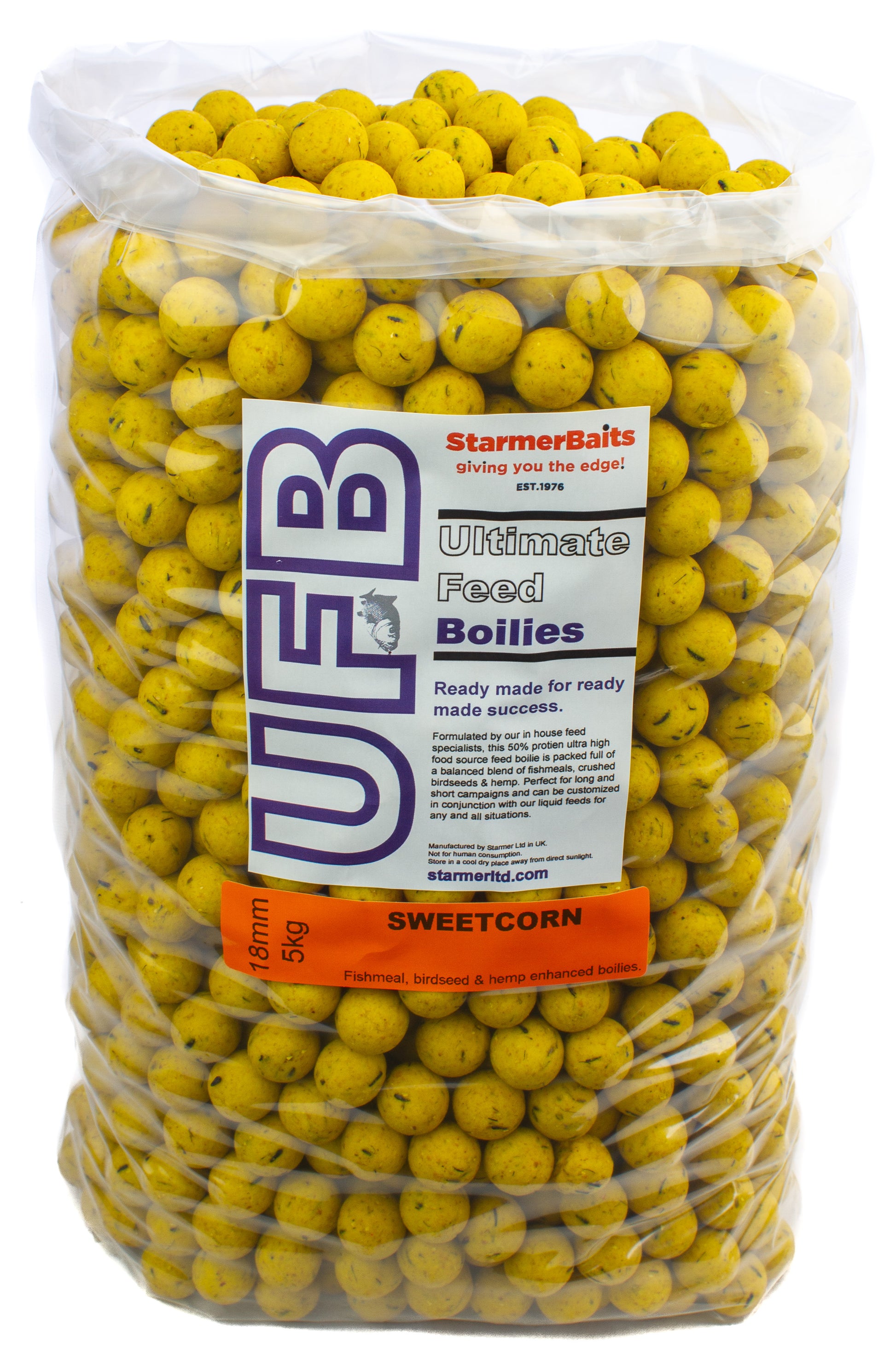 Ultimate feed boilies 18mm 5kg