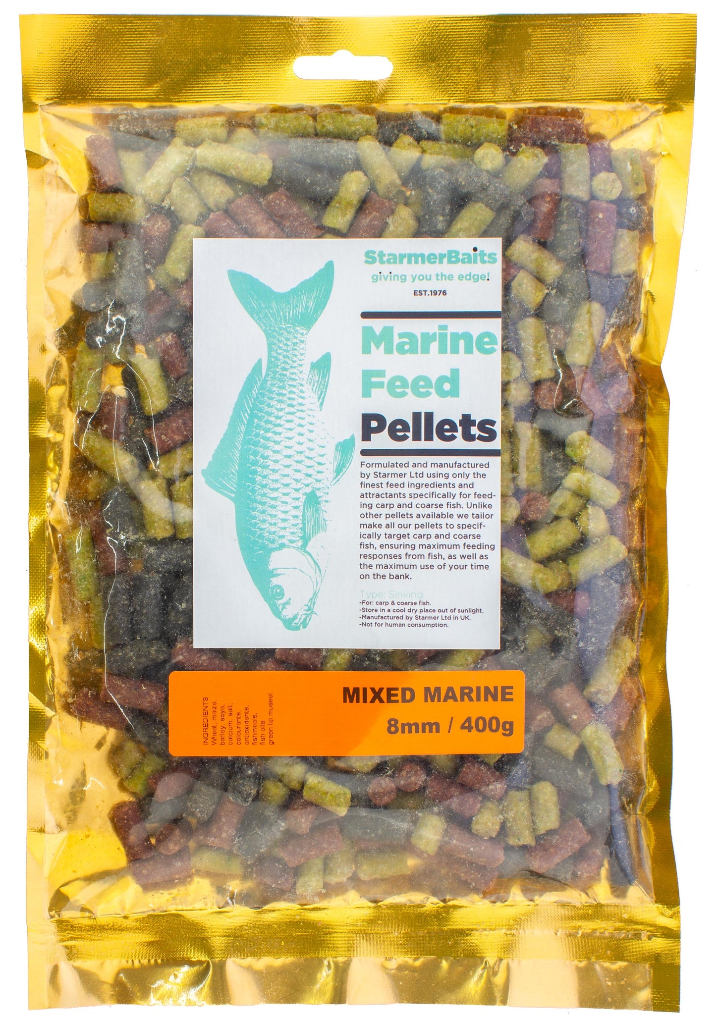 8mm Mixed marine feed pellets
