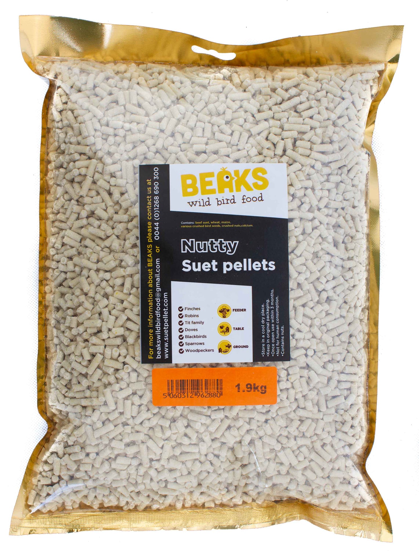 1.9kg suet feed pellets