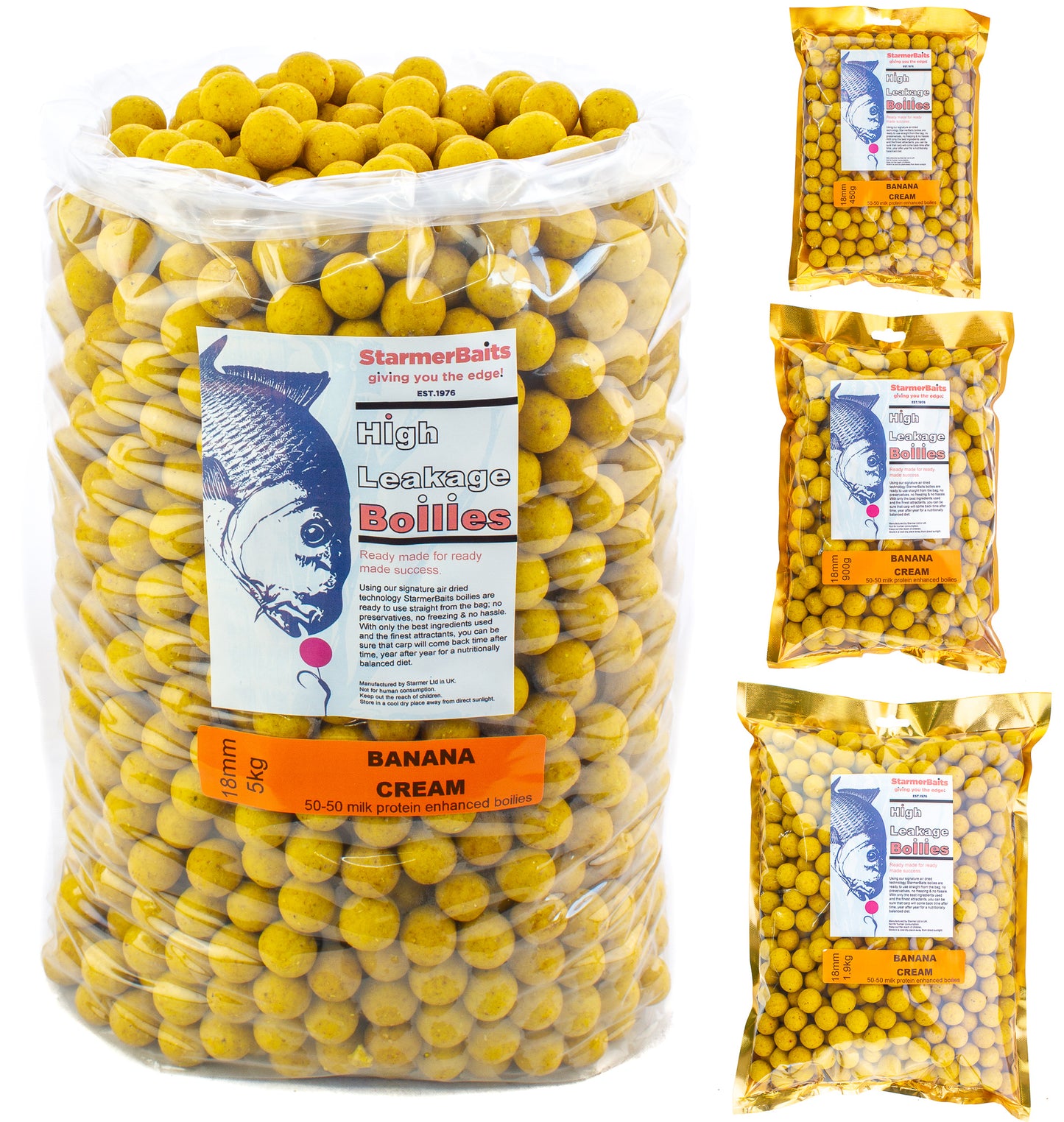 Banana Cream boilies18mm