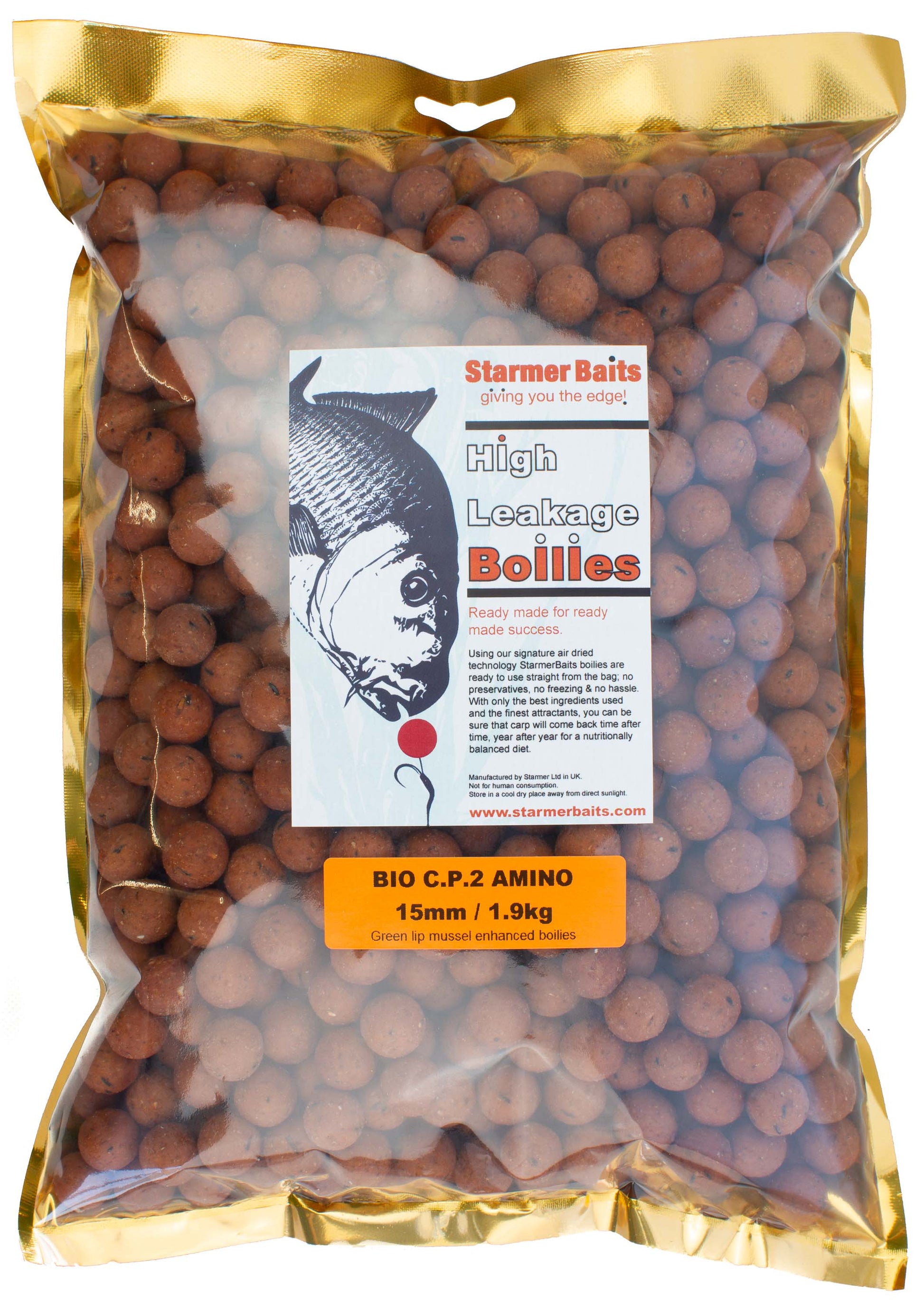 Bio c.p.2 amino boilies 15mm