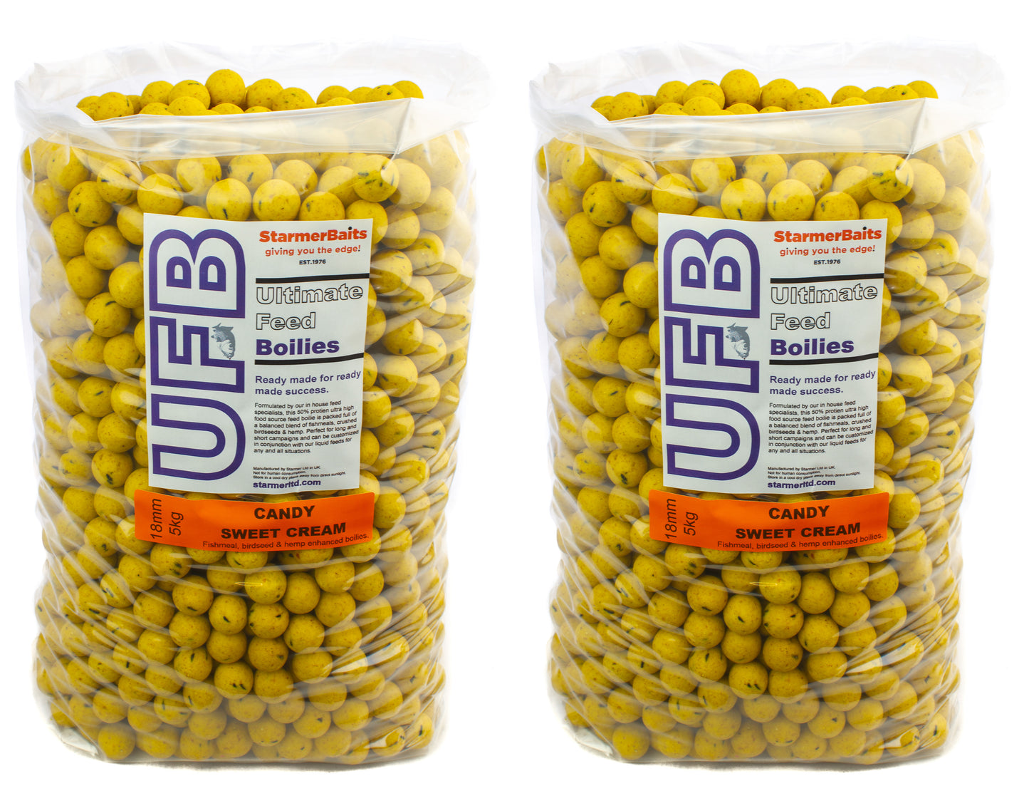 Ultimate feed boilies 18mm 10kg