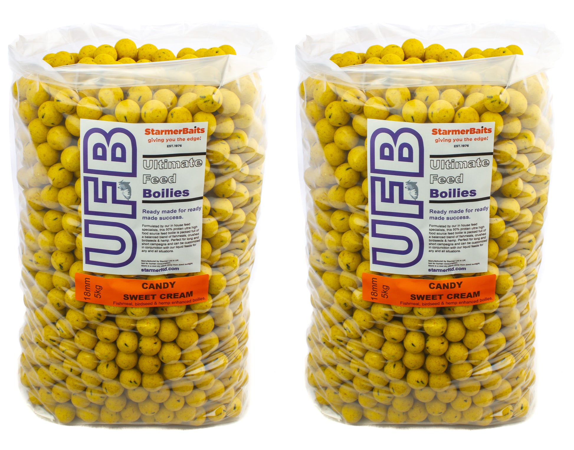 Ultimate feed boilies 18mm 10kg