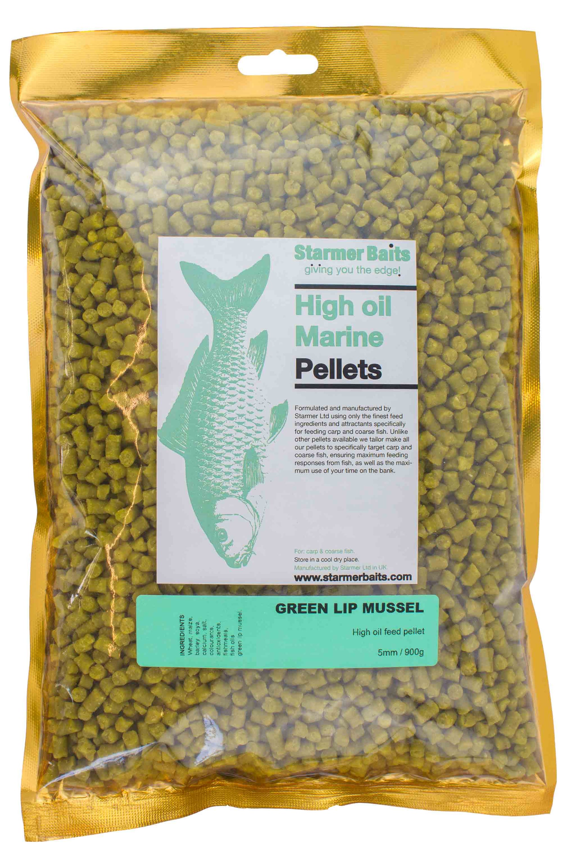 5mm Green lip mussel pellets