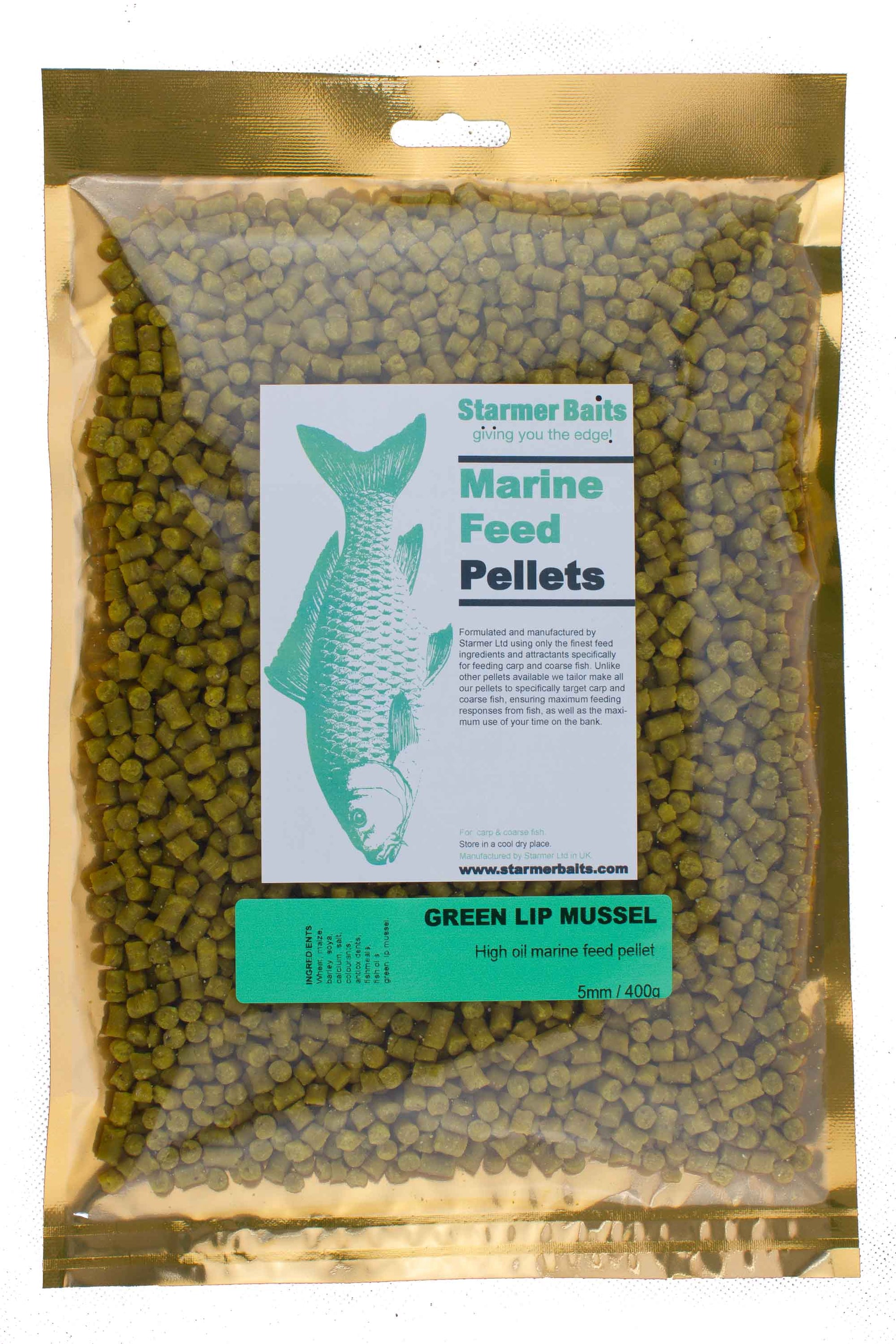 5mm Green lip mussel pellets