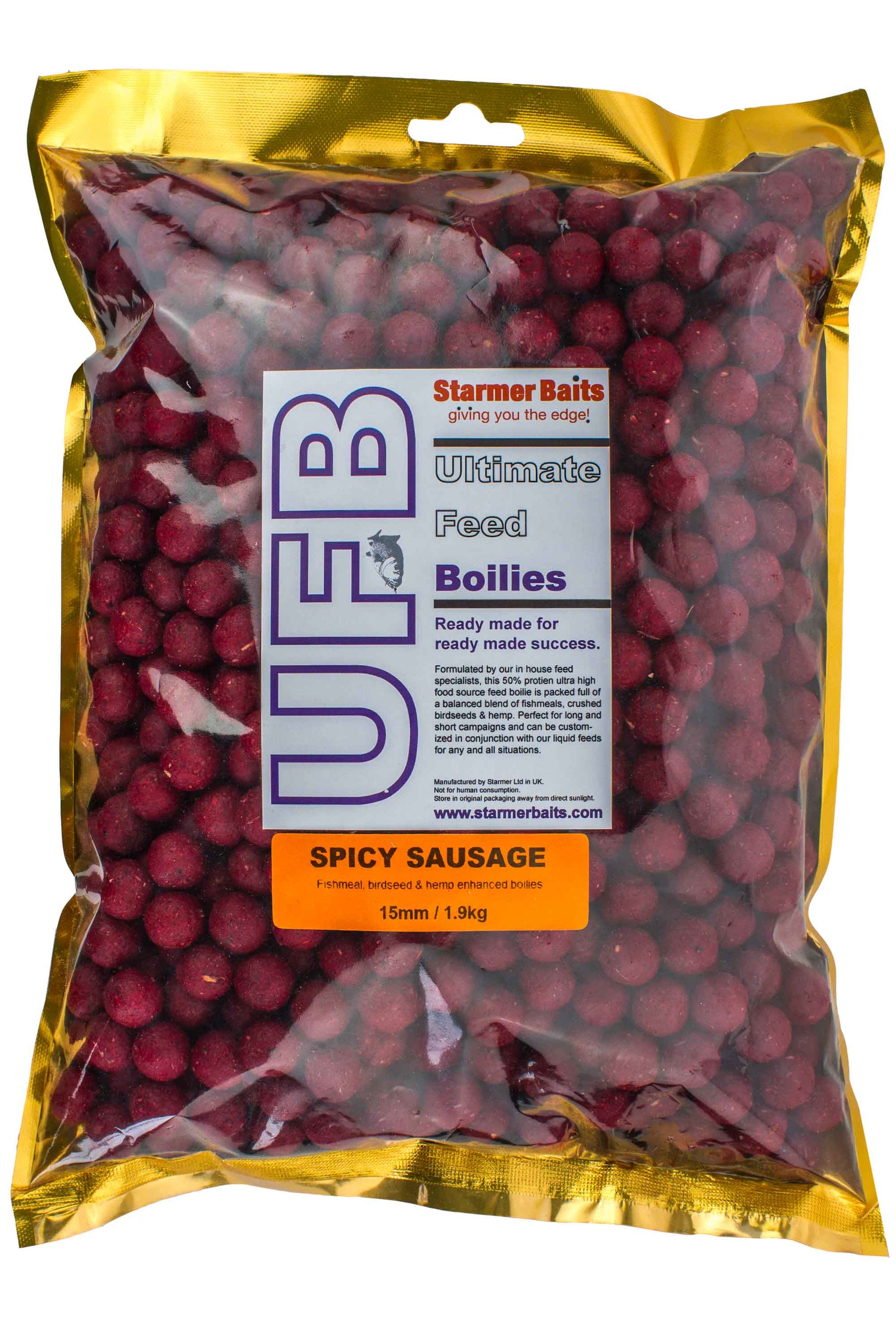 Ultimate feed boilies 15mm 1.9kg