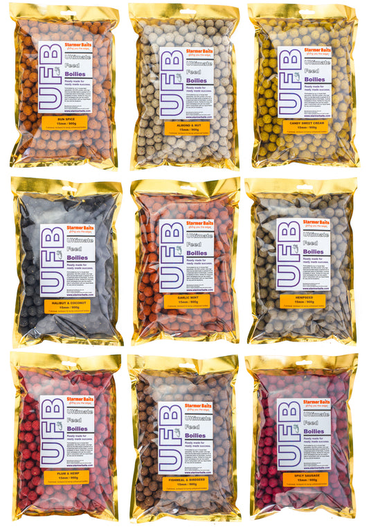 Ultimate feed boilies 15mm 900g