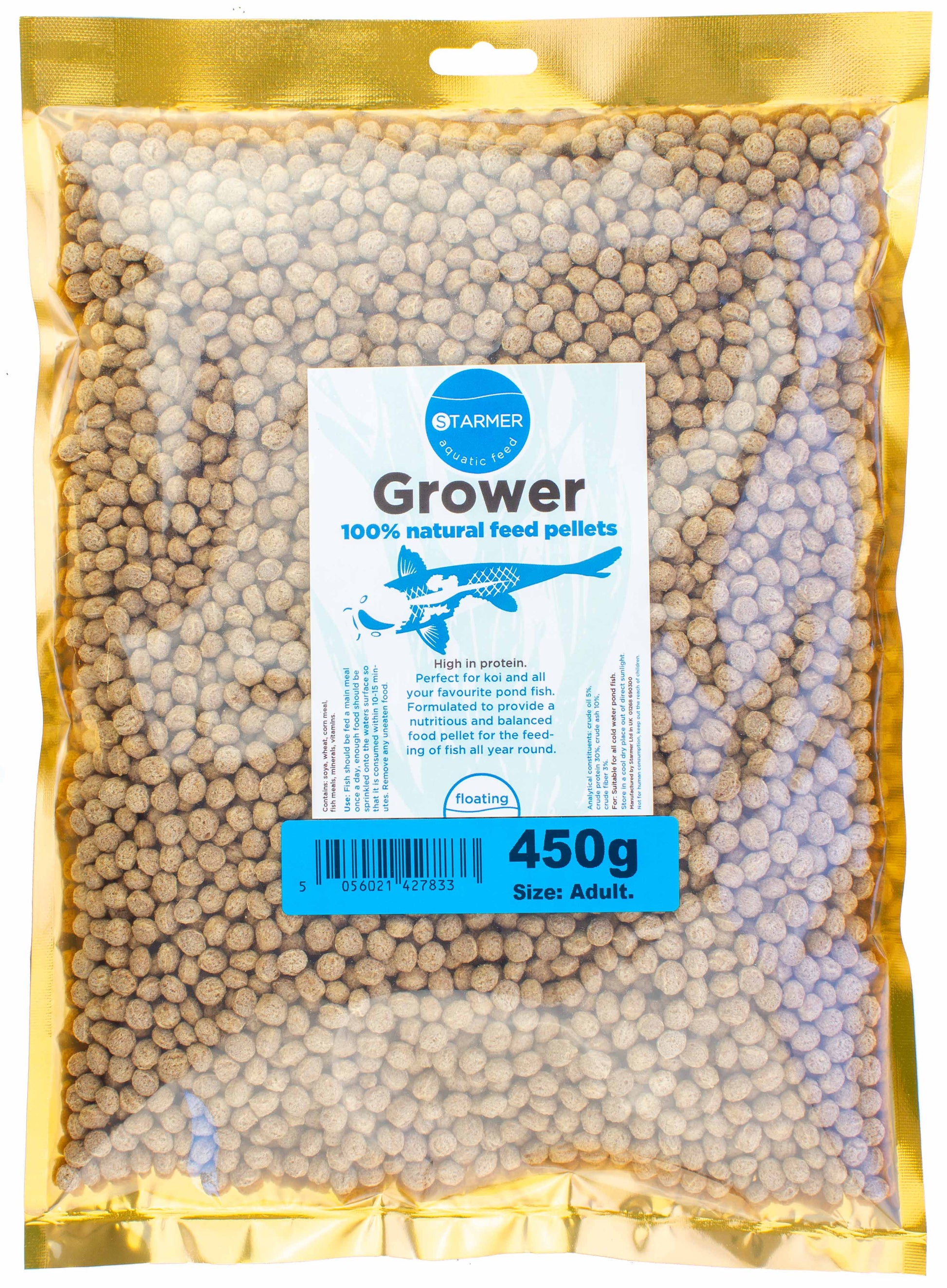 KOI GROWER pond feed pellets (adult) 450g