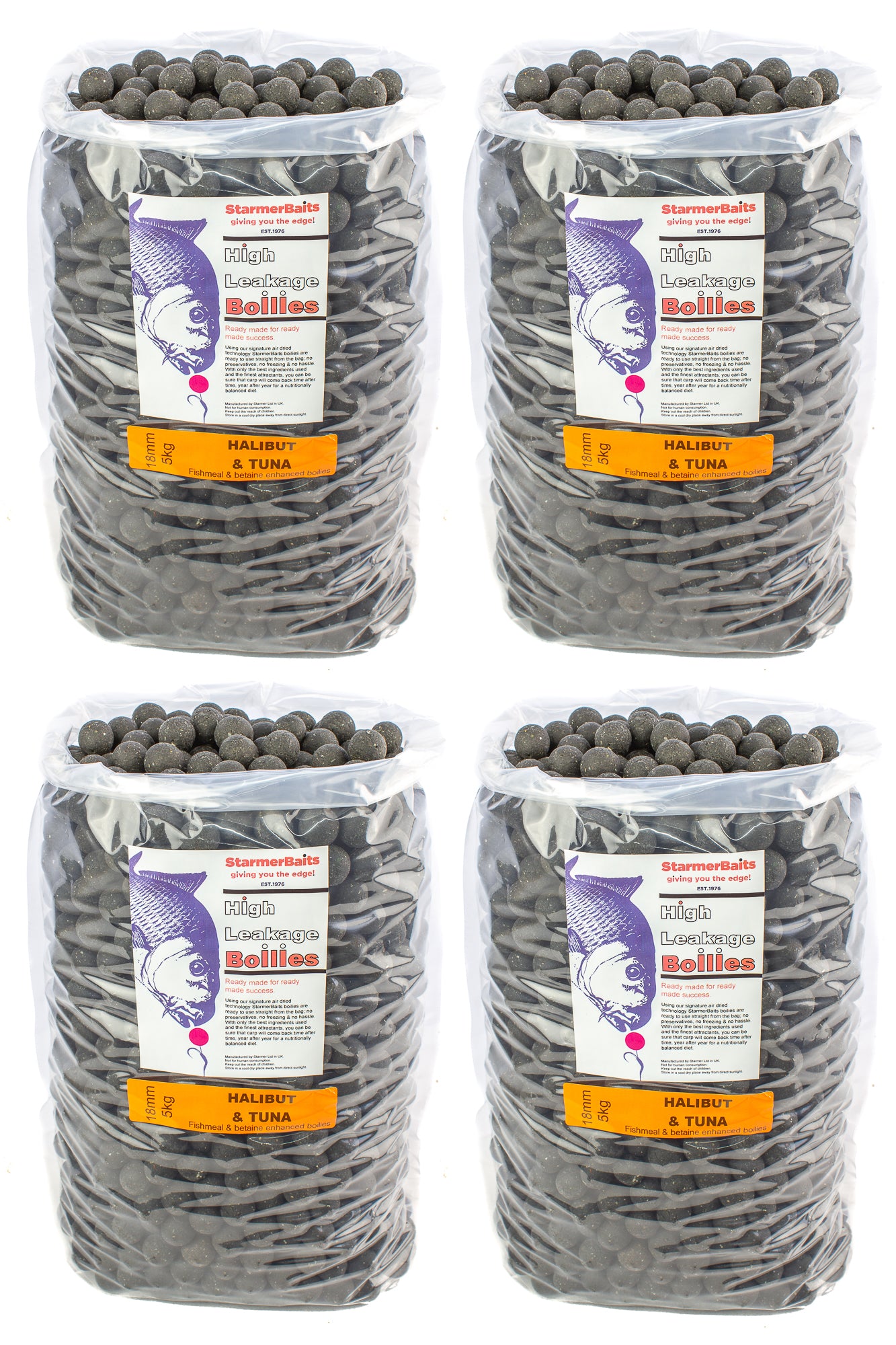 Halibut & tuna boilies 18mm