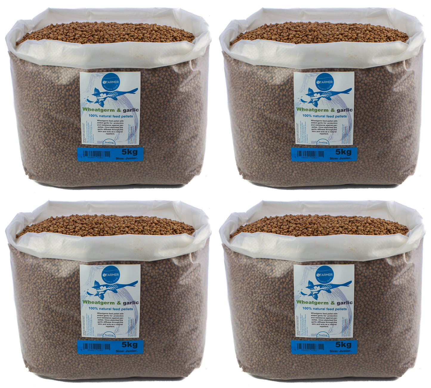 WHEATGERM & GARLIC pond pellets (JUNIOR)