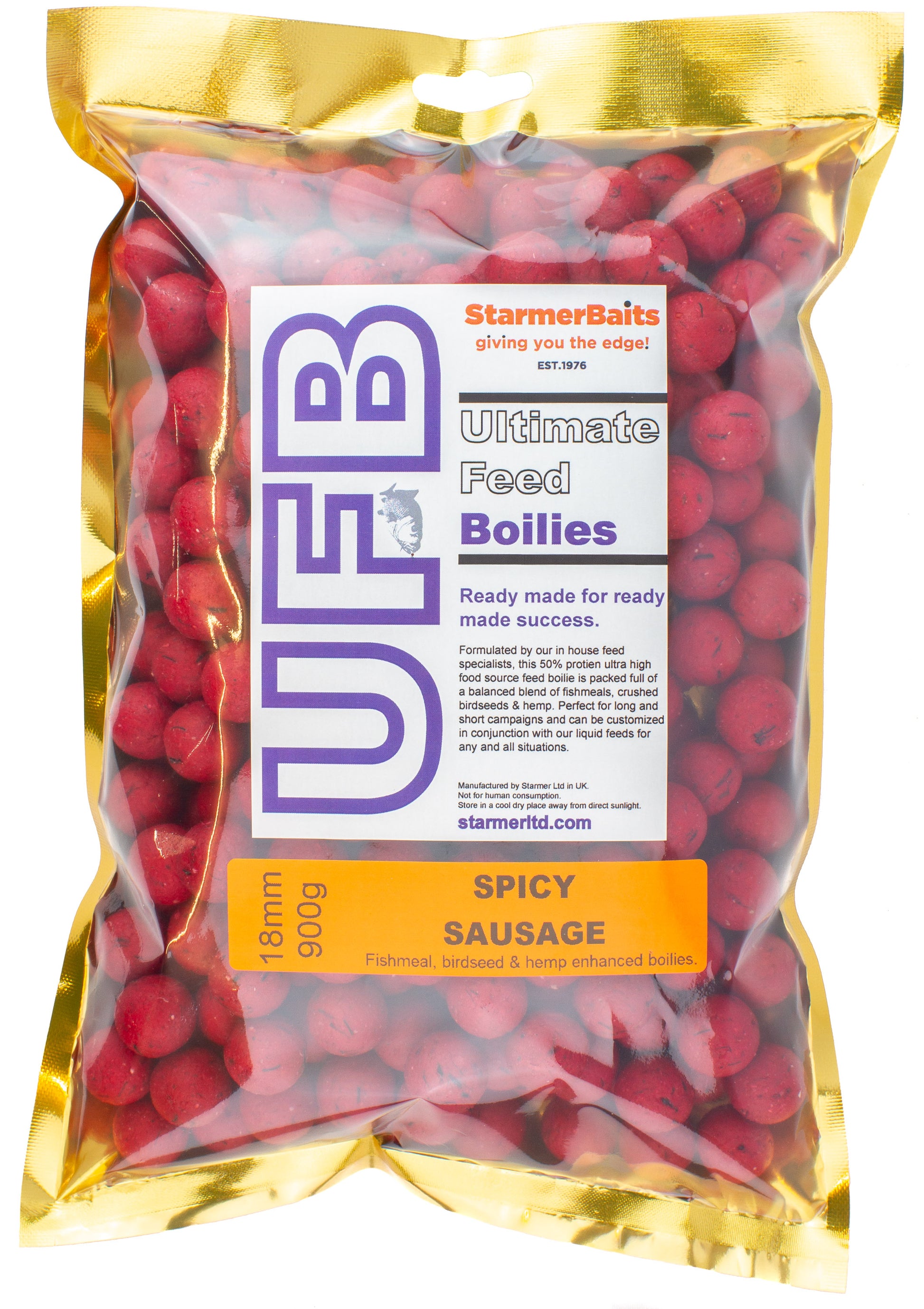 Ultimate feed boilies 18mm 900g