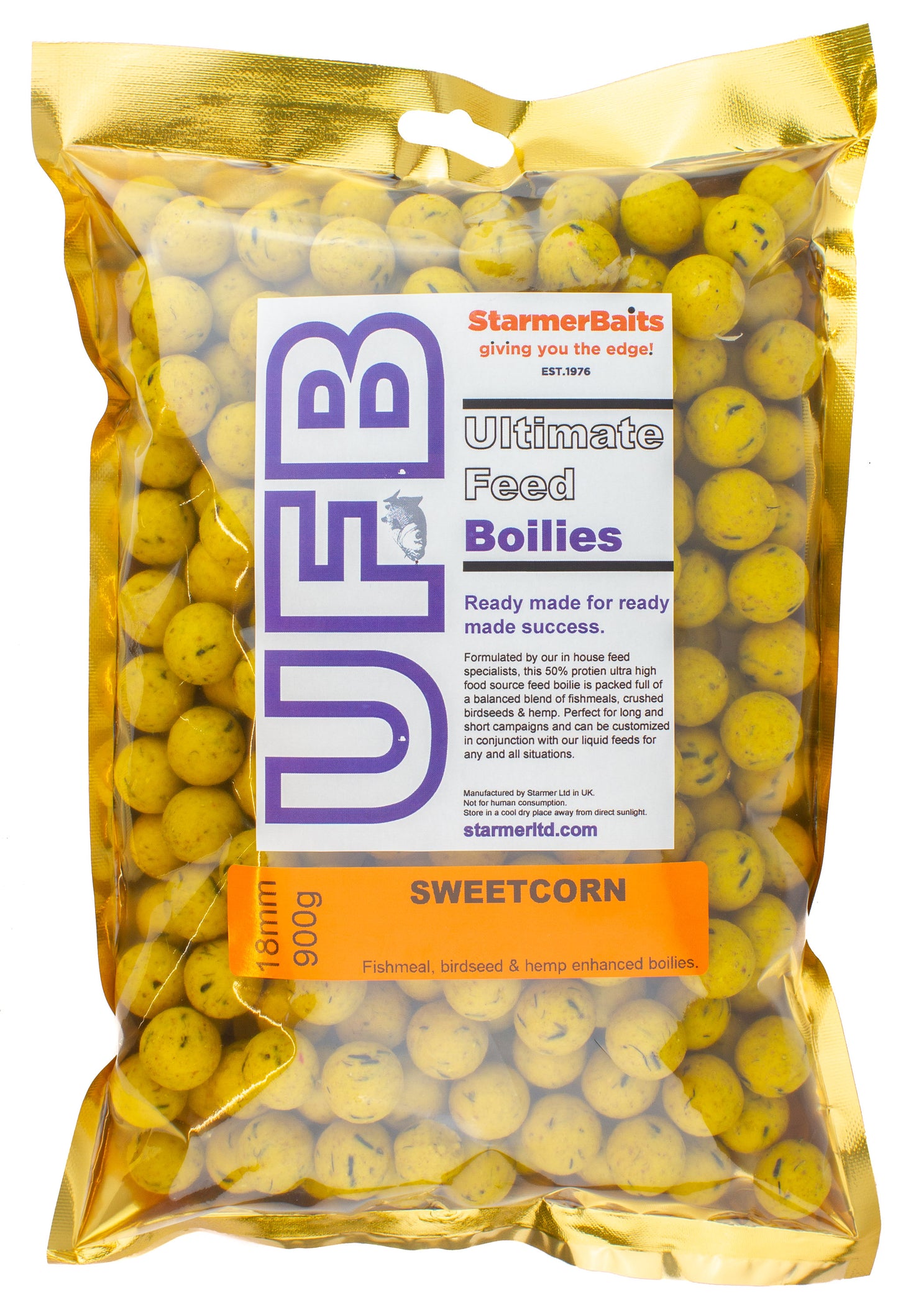 Ultimate feed boilies 18mm 900g