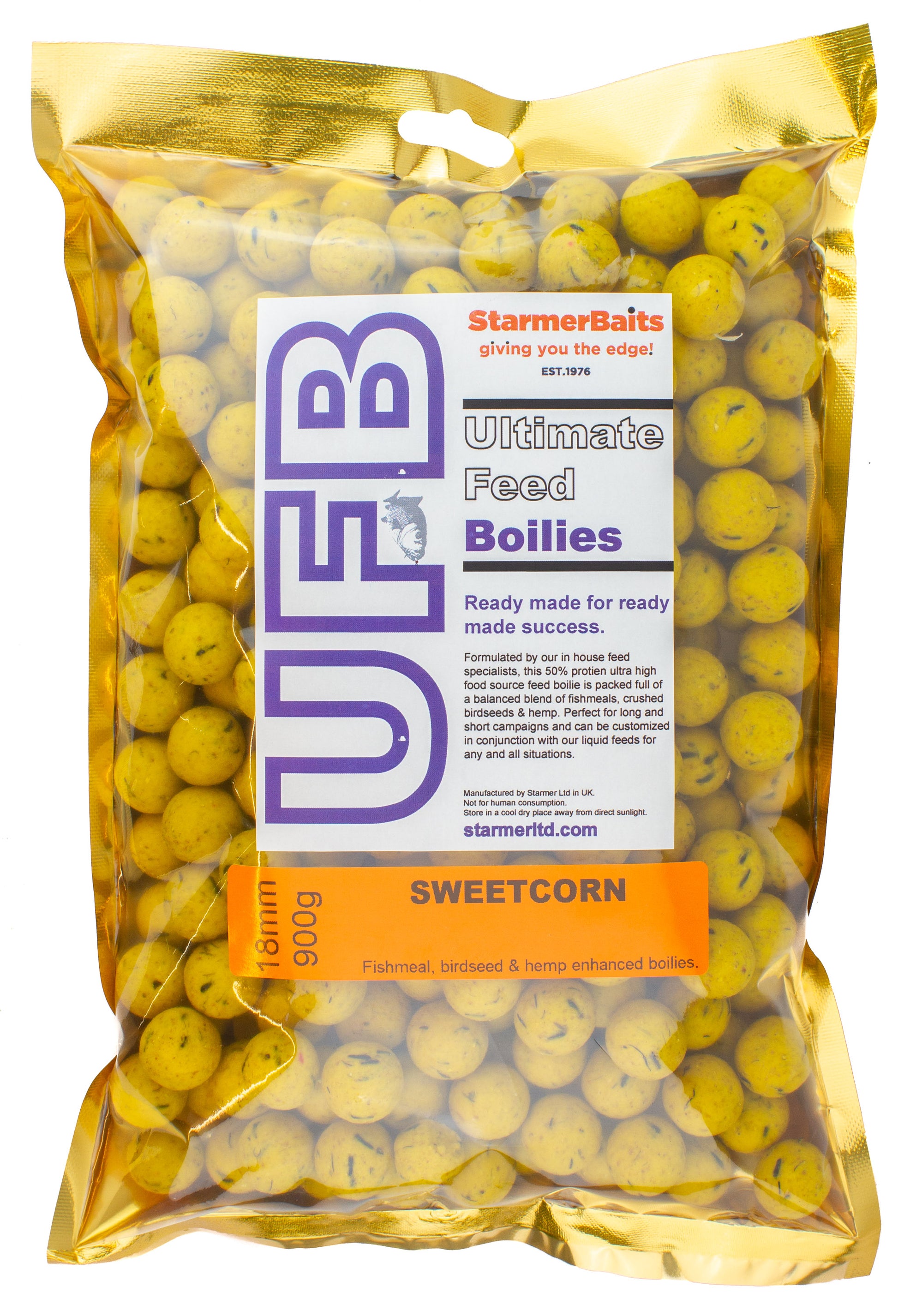 Ultimate feed boilies 18mm 900g
