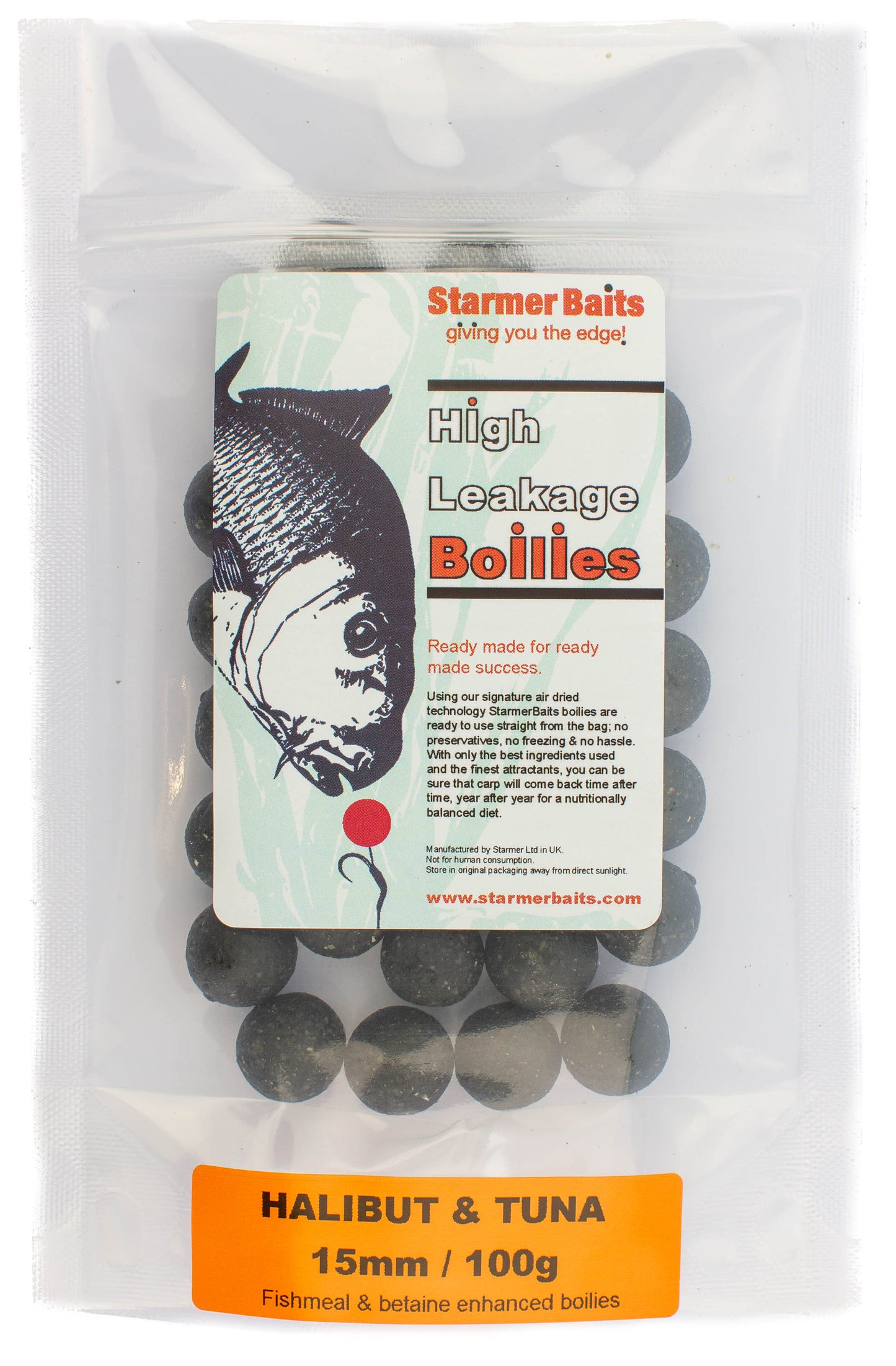 Halibut & tuna boilies 15mm