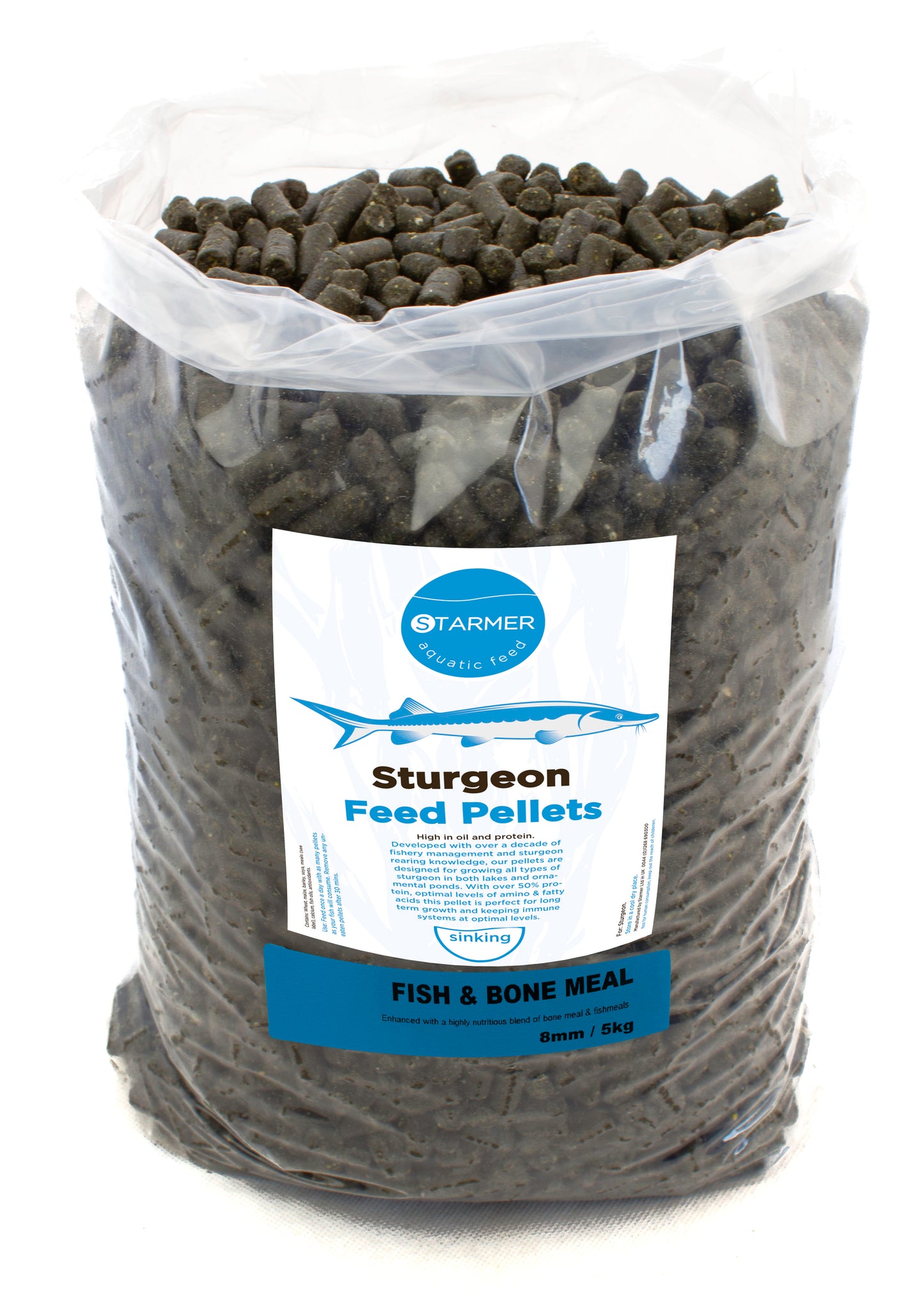 8mm FISH & BONE sturgeon pellets