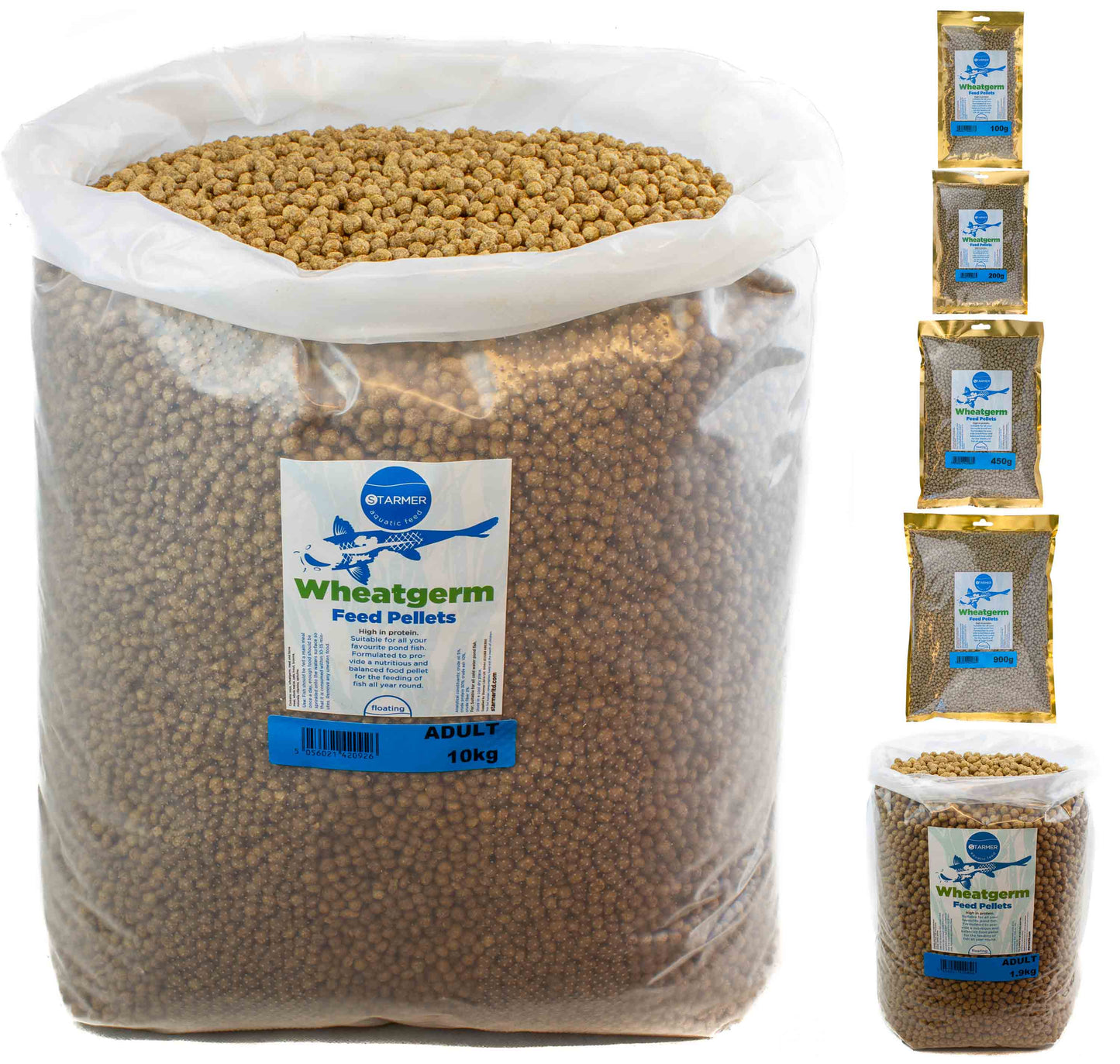 WHEATGERM koi floating pond pellets (adult)