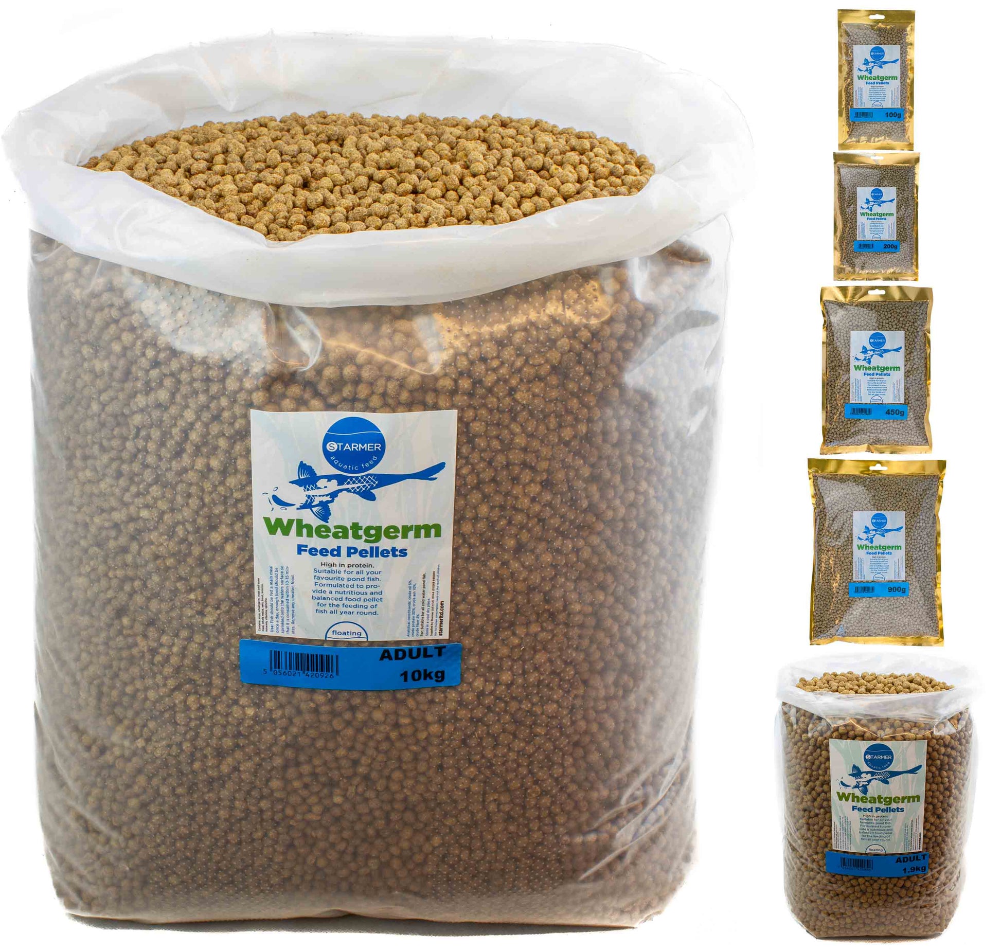 WHEATGERM koi floating pond pellets (adult)