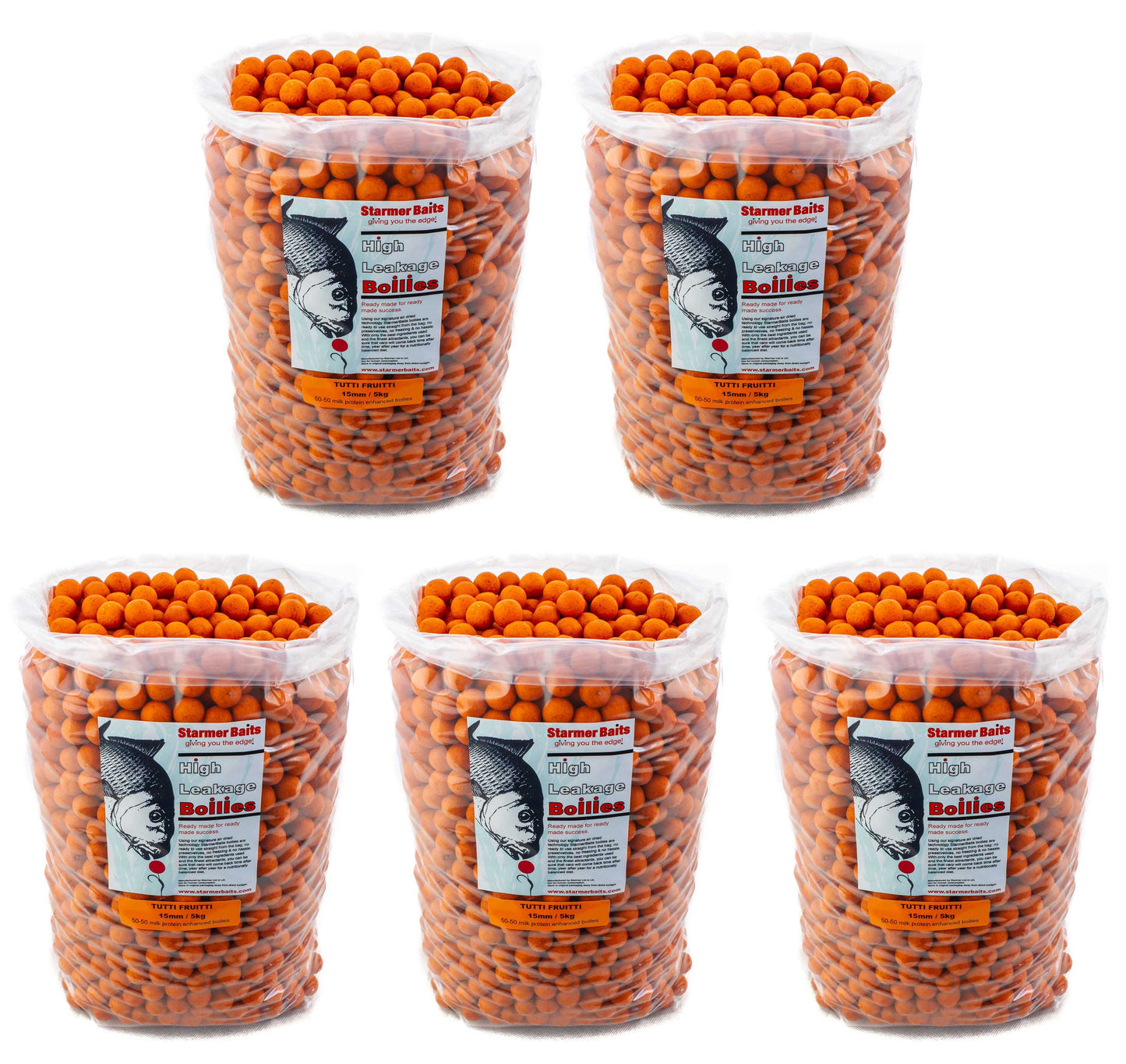 Tutti fruitti boilies 15mm