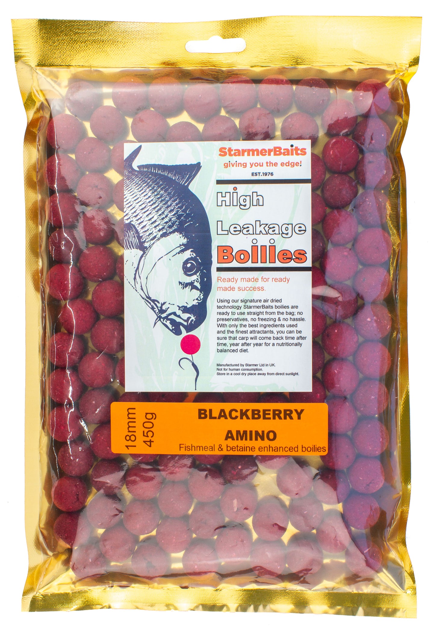 Blackberry amino boilies 18mm
