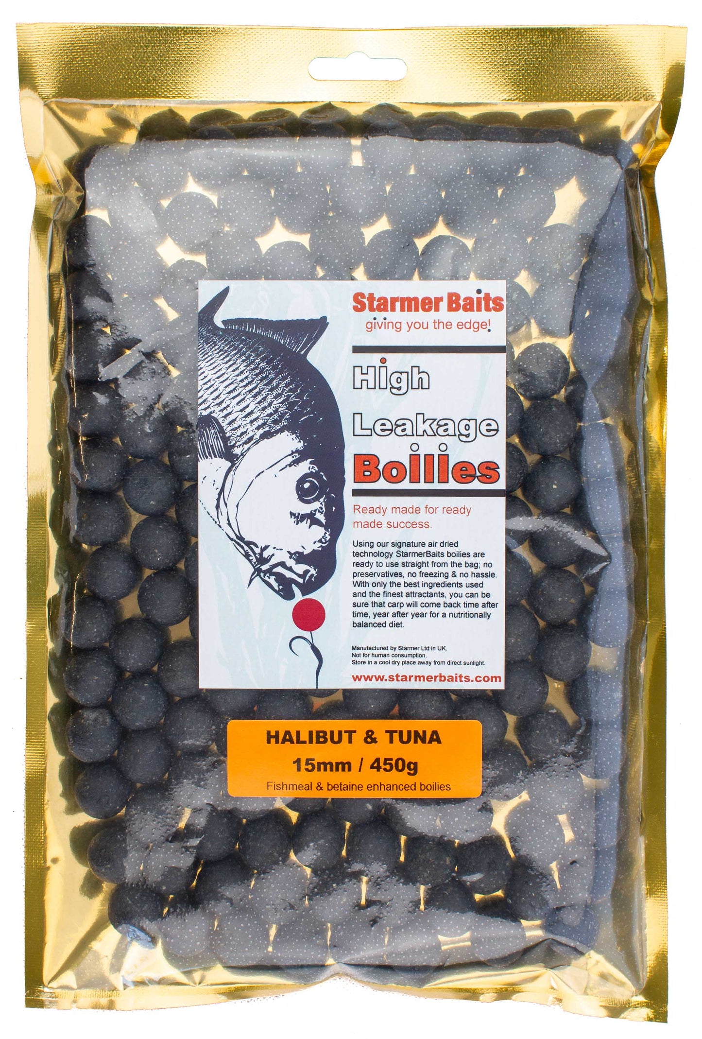Halibut & tuna boilies 15mm