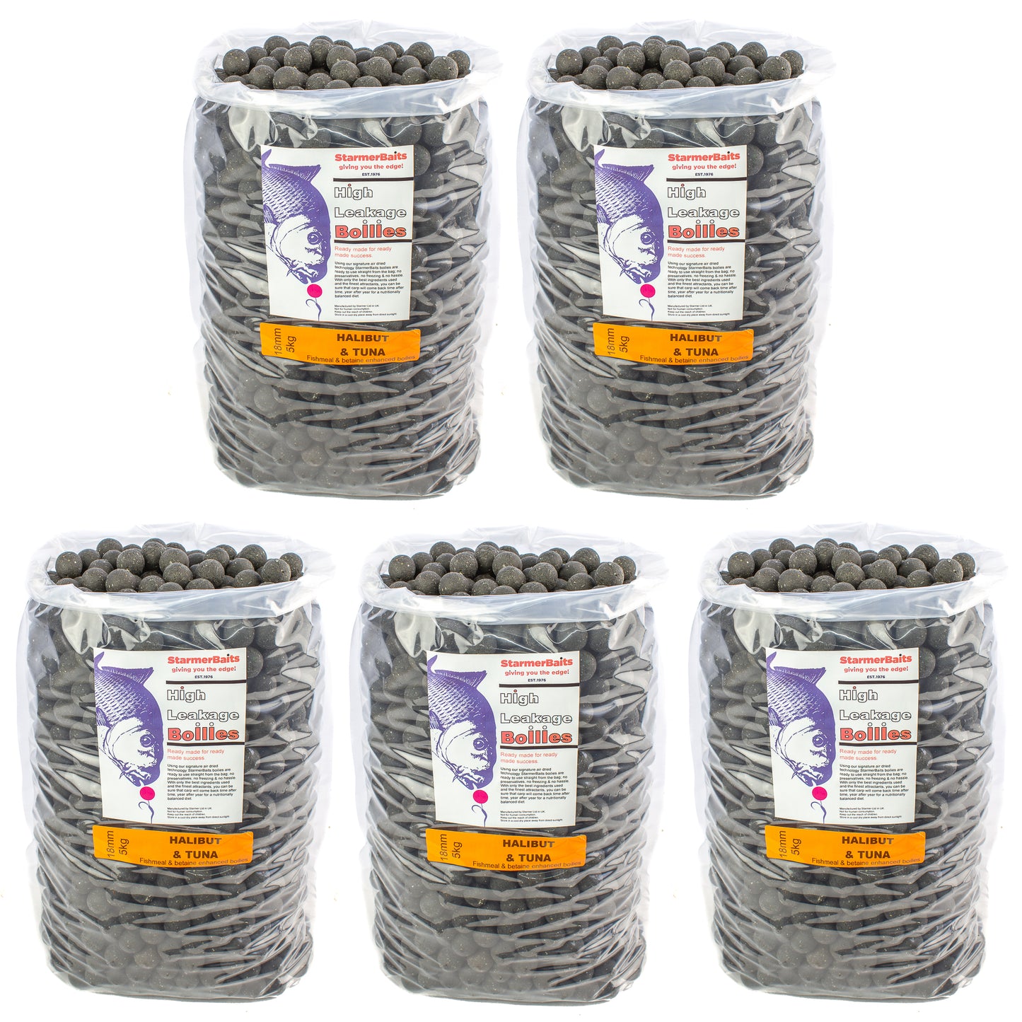 Halibut & tuna boilies 18mm