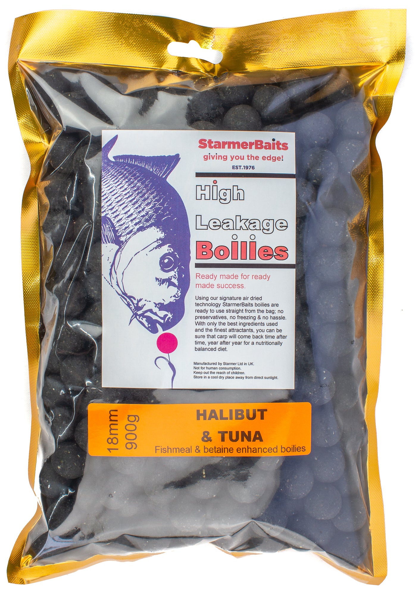 Halibut & tuna boilies 18mm