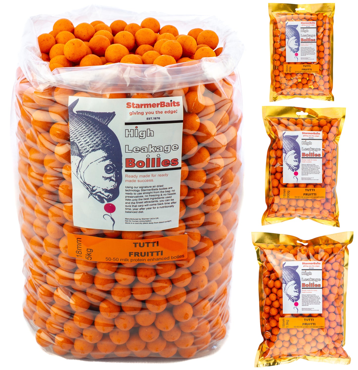 Tutti Fruitti boilies 18mm