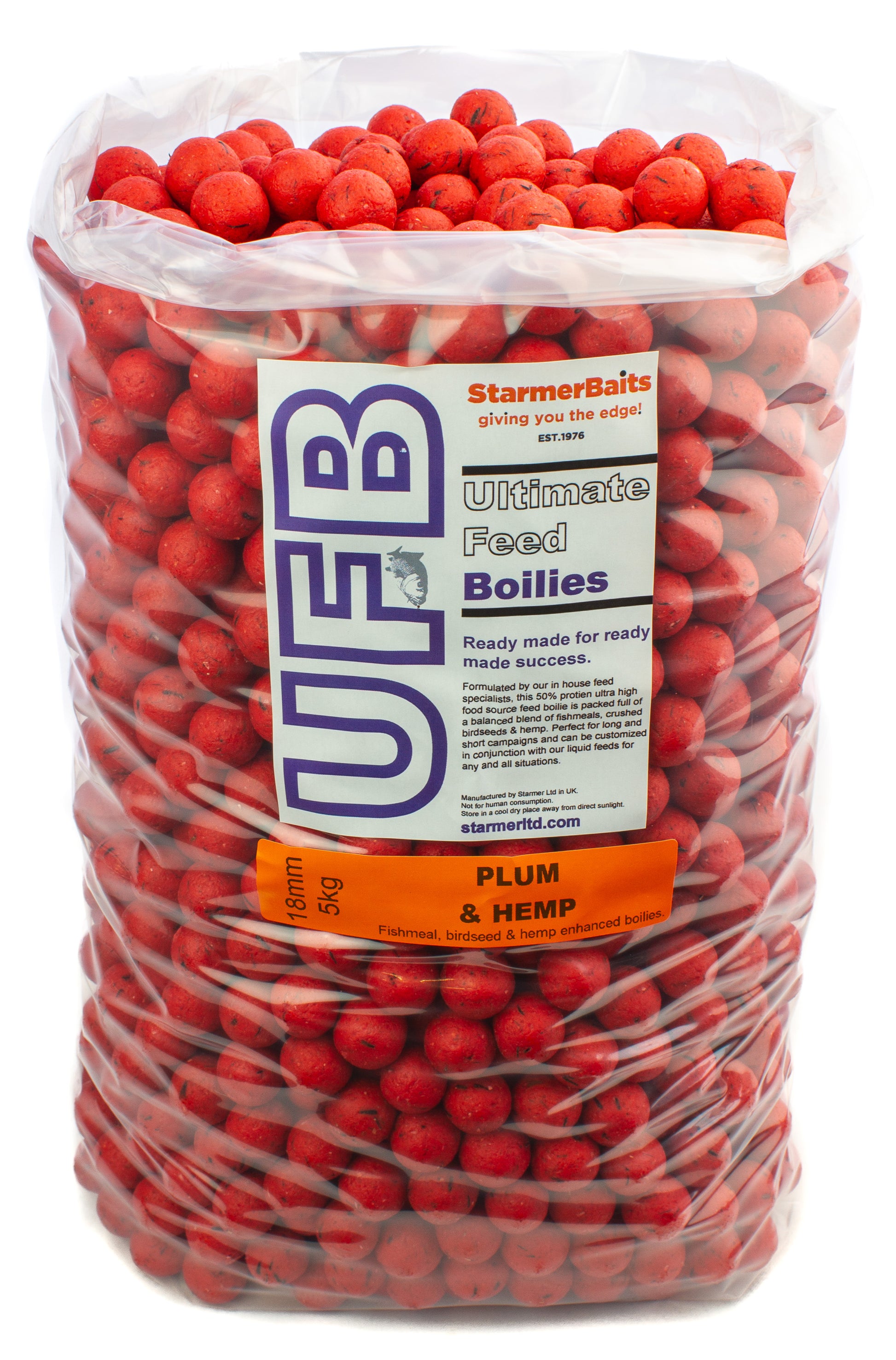 Ultimate feed boilies 18mm 5kg