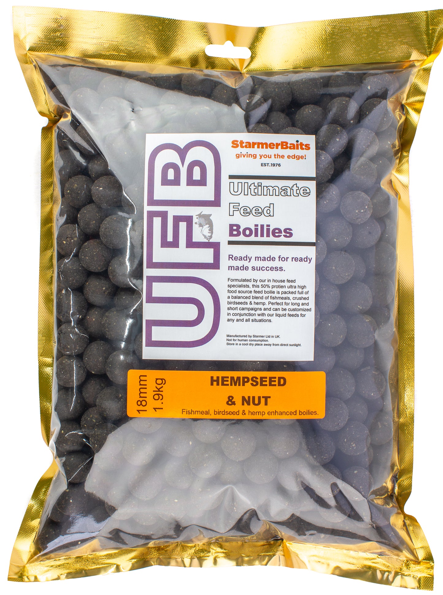 Ultimate feed boilies 18mm 1.9kg